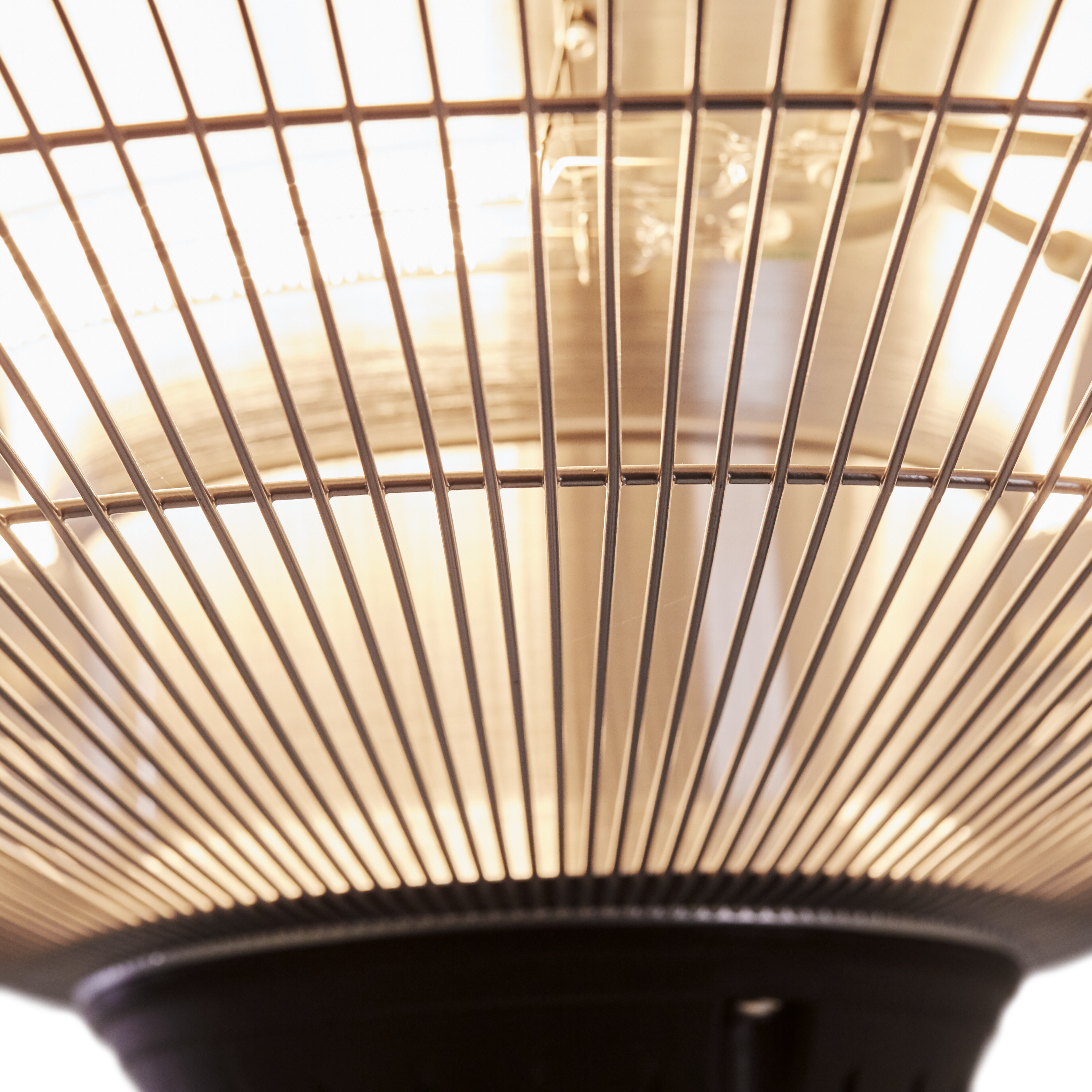 Patio heater floor model 2100 W HORTUS, silver