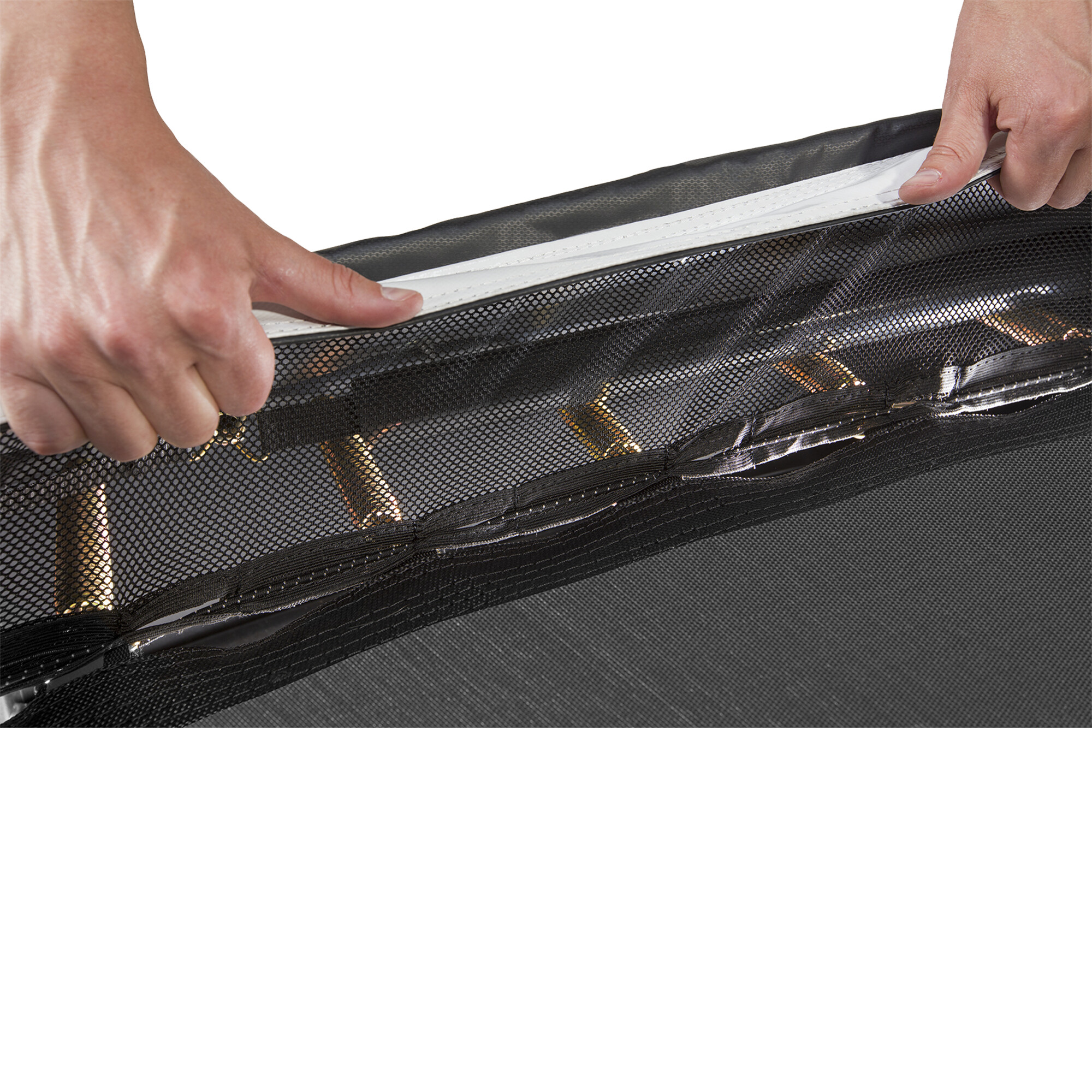 Royal Baseground sport trampoline 244x396 cm, black Salta