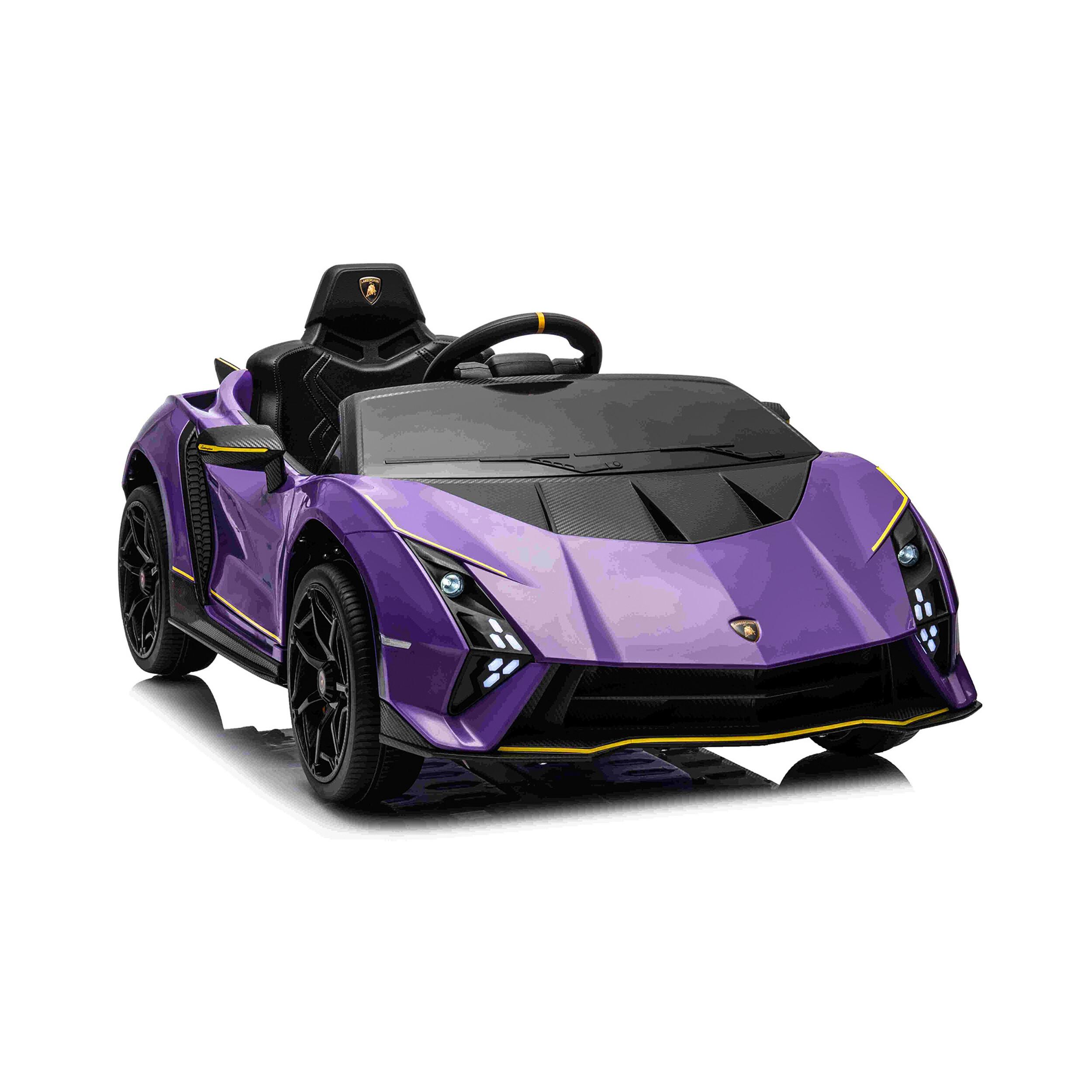 Elbil Lamborghini Autentica 4 x 10,8V motor, EVA hjul, NORDIC PLAY