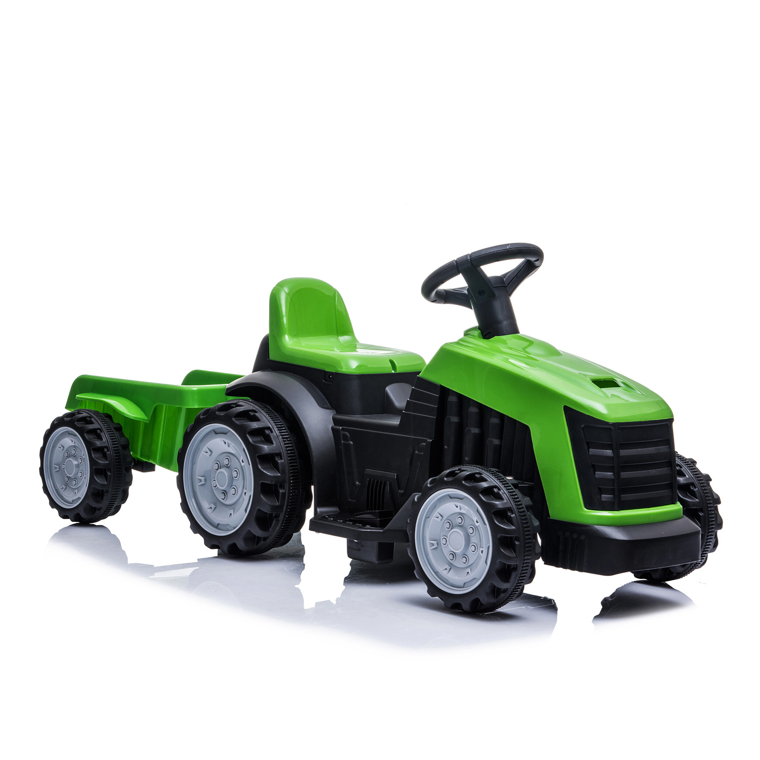 Eltraktor med trailer, 1 x 7,4V motor NORDIC PLAY