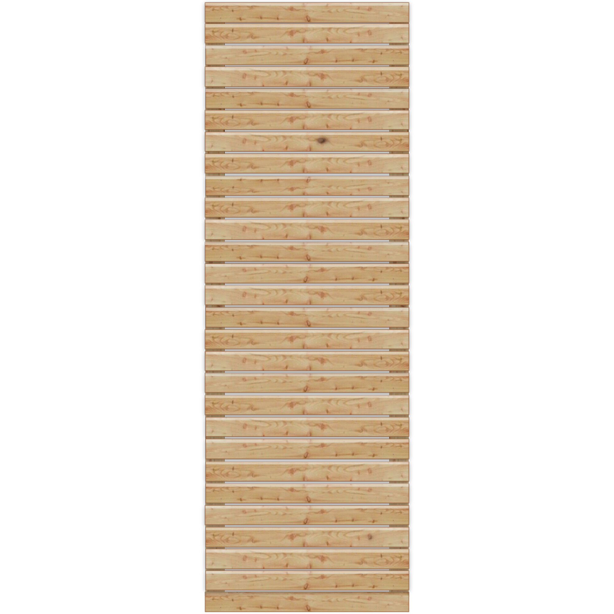 Rhombus læhegn i lærketræ, 60 x 180 cm, NORDIC FENCE, HORIZONTAL