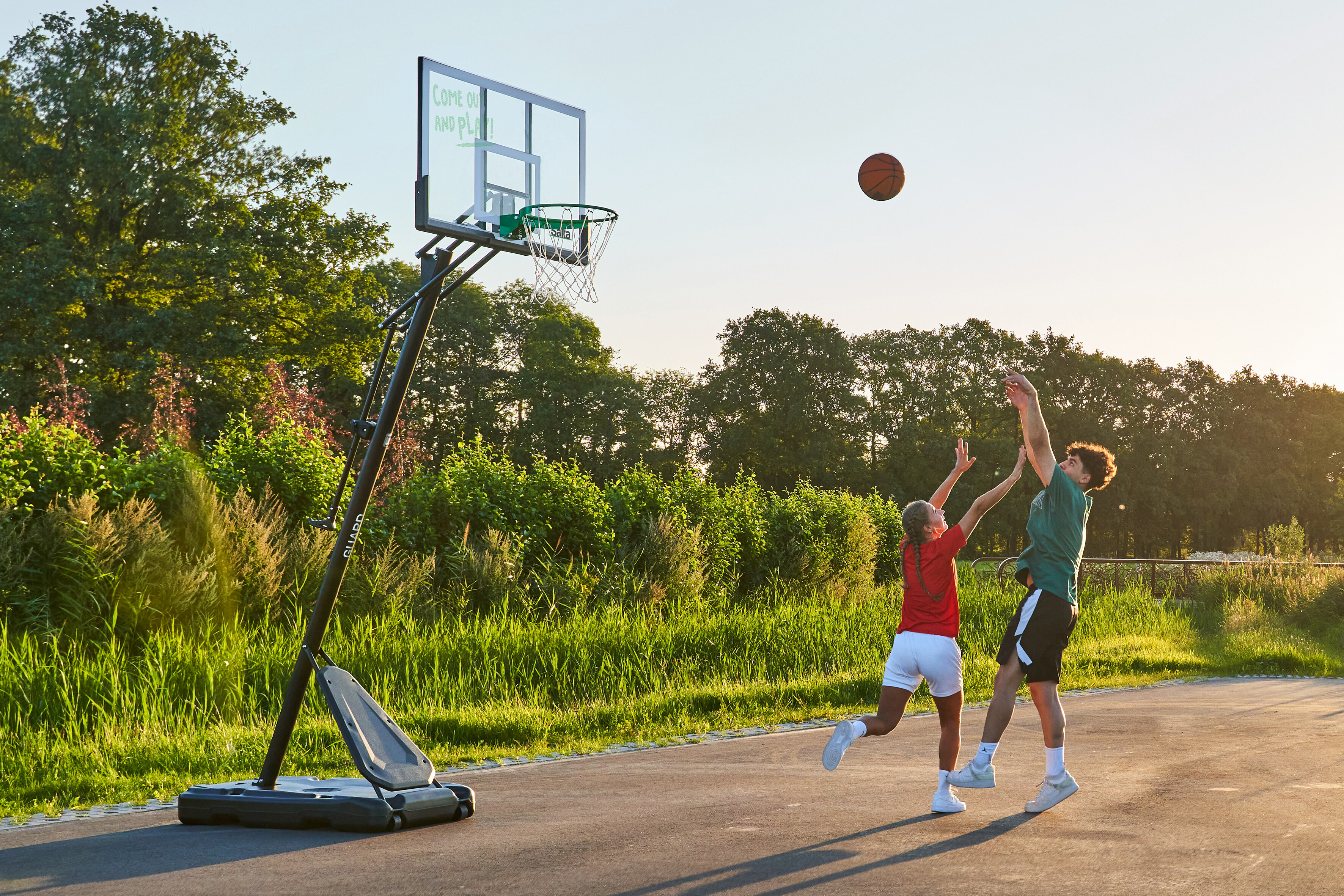 Basketball stander Guard Salta 138 x 371 x 240 cm