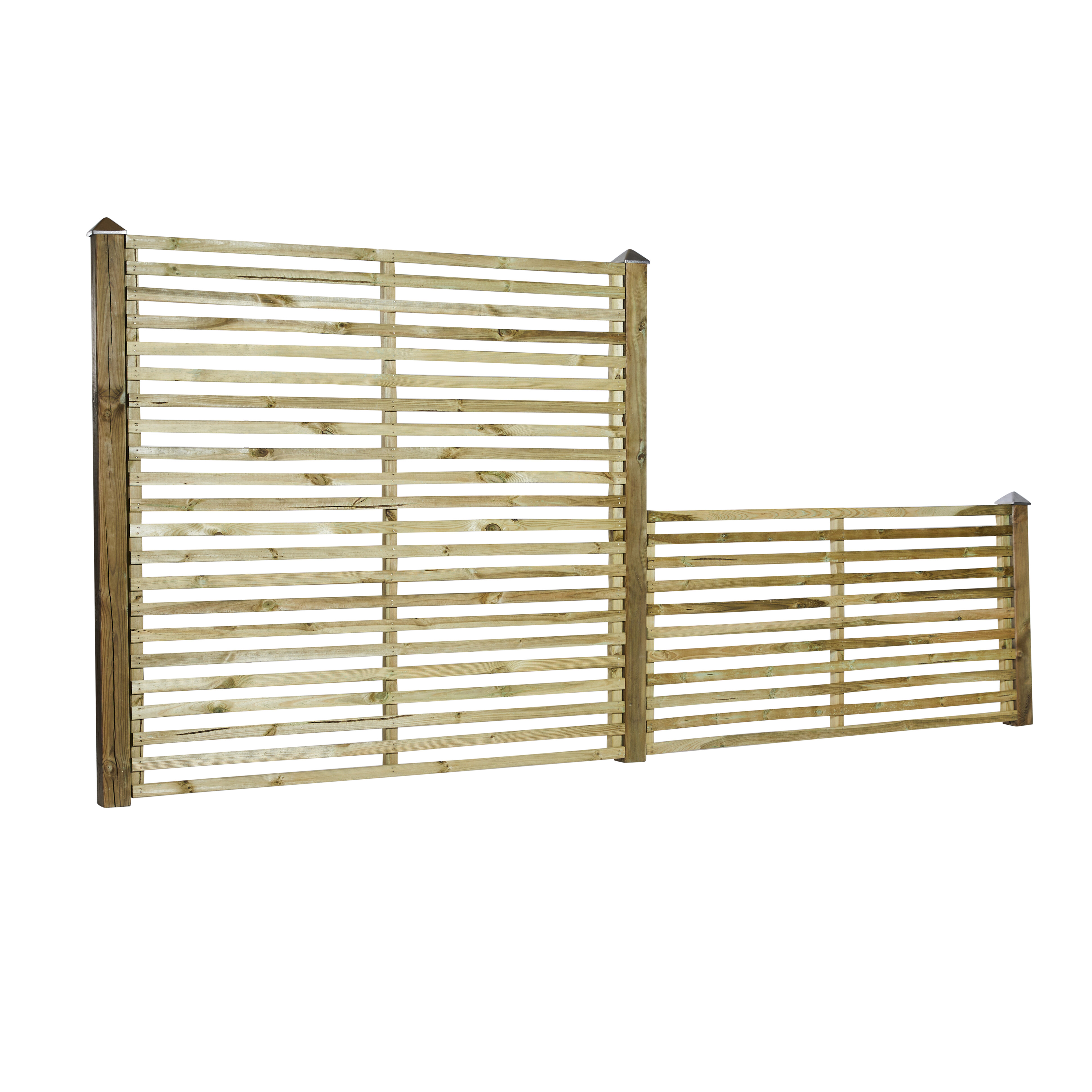 Jalousihegn 180 x 180 cm, trykimprægneret, NORDIC FENCE, JUTLANDIA