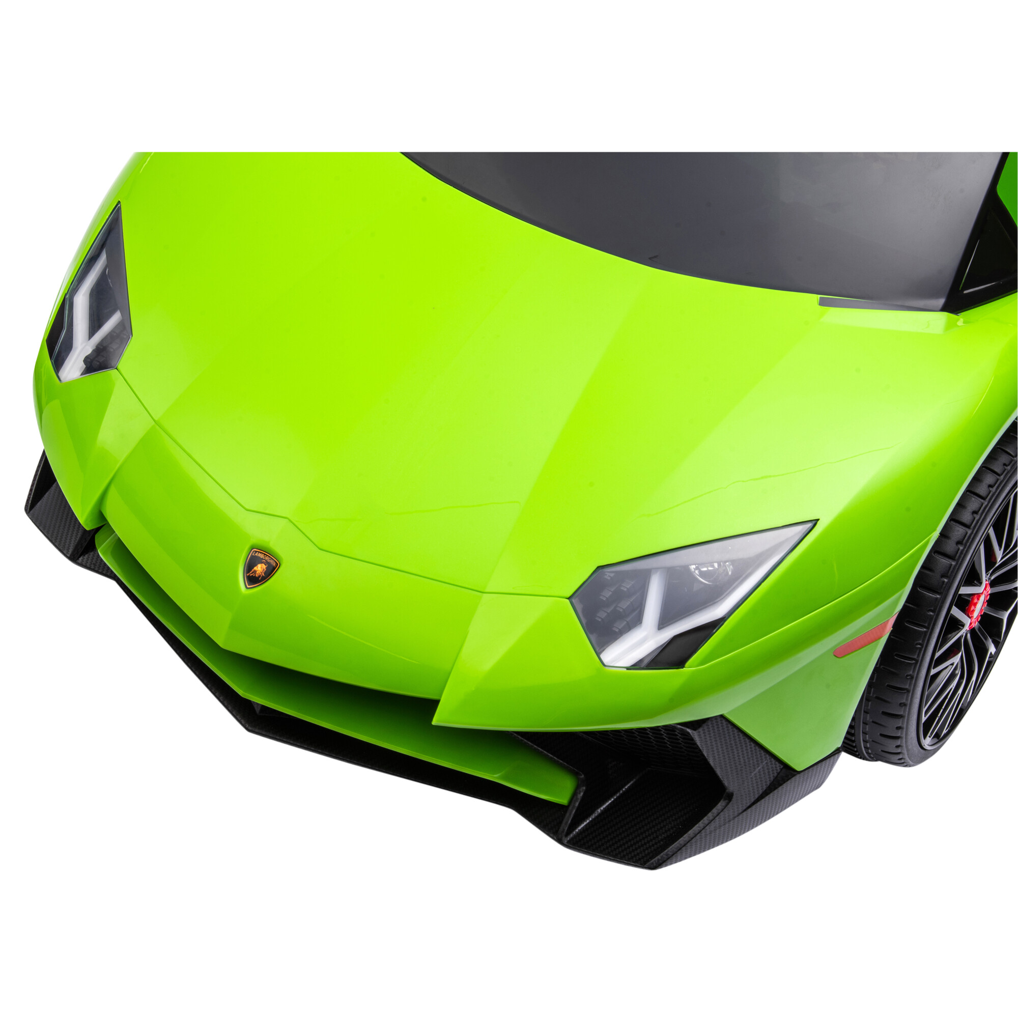 Elbil Lamborghini Aventador, 12V, limegrøn NORDIC PLAY