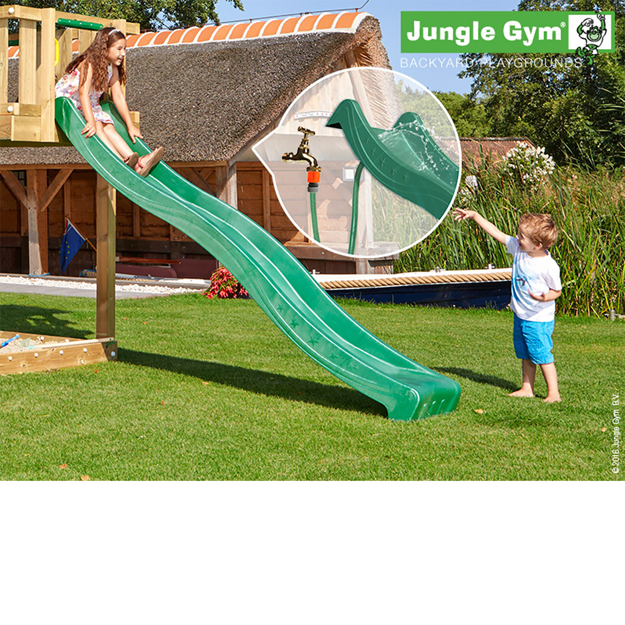 Liukumäki tummanvihreä 2,65 m Jungle Gym