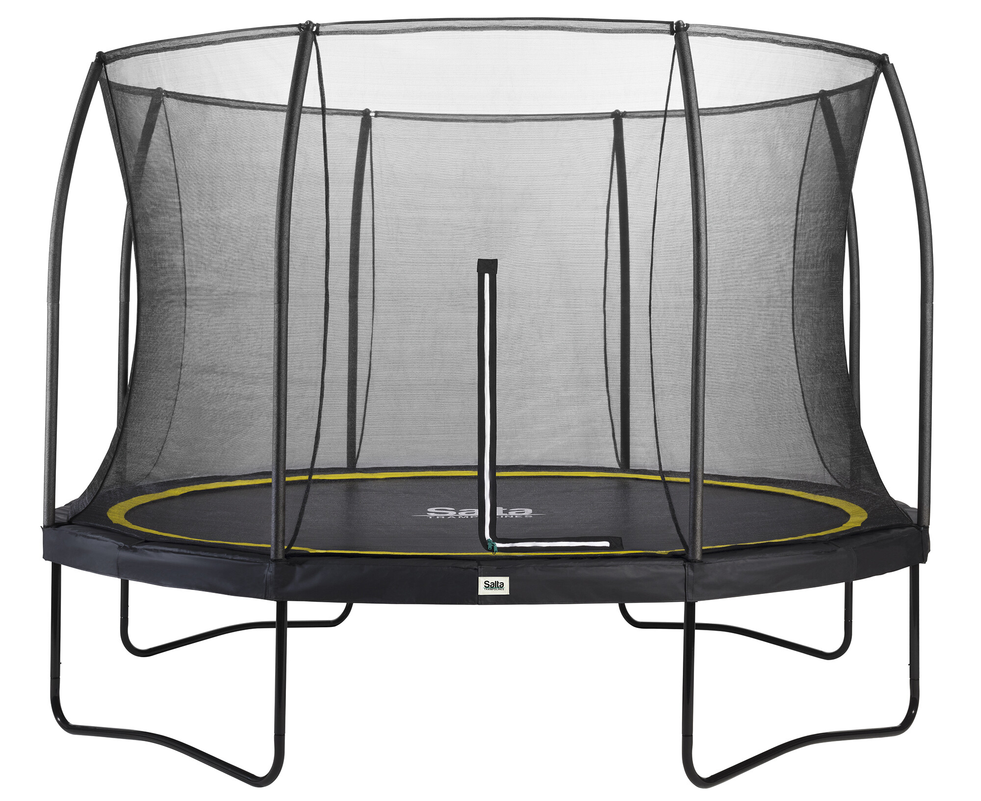 Trampolin Comfort Edition Ø366 cm, sort inkl. sikkerhedsnet Salta