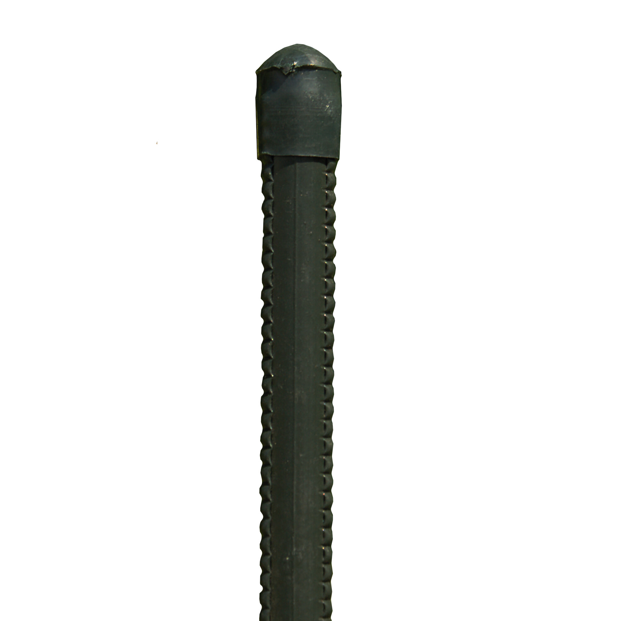 Planterings-/stängselstolpe metall/PVC 125 cm