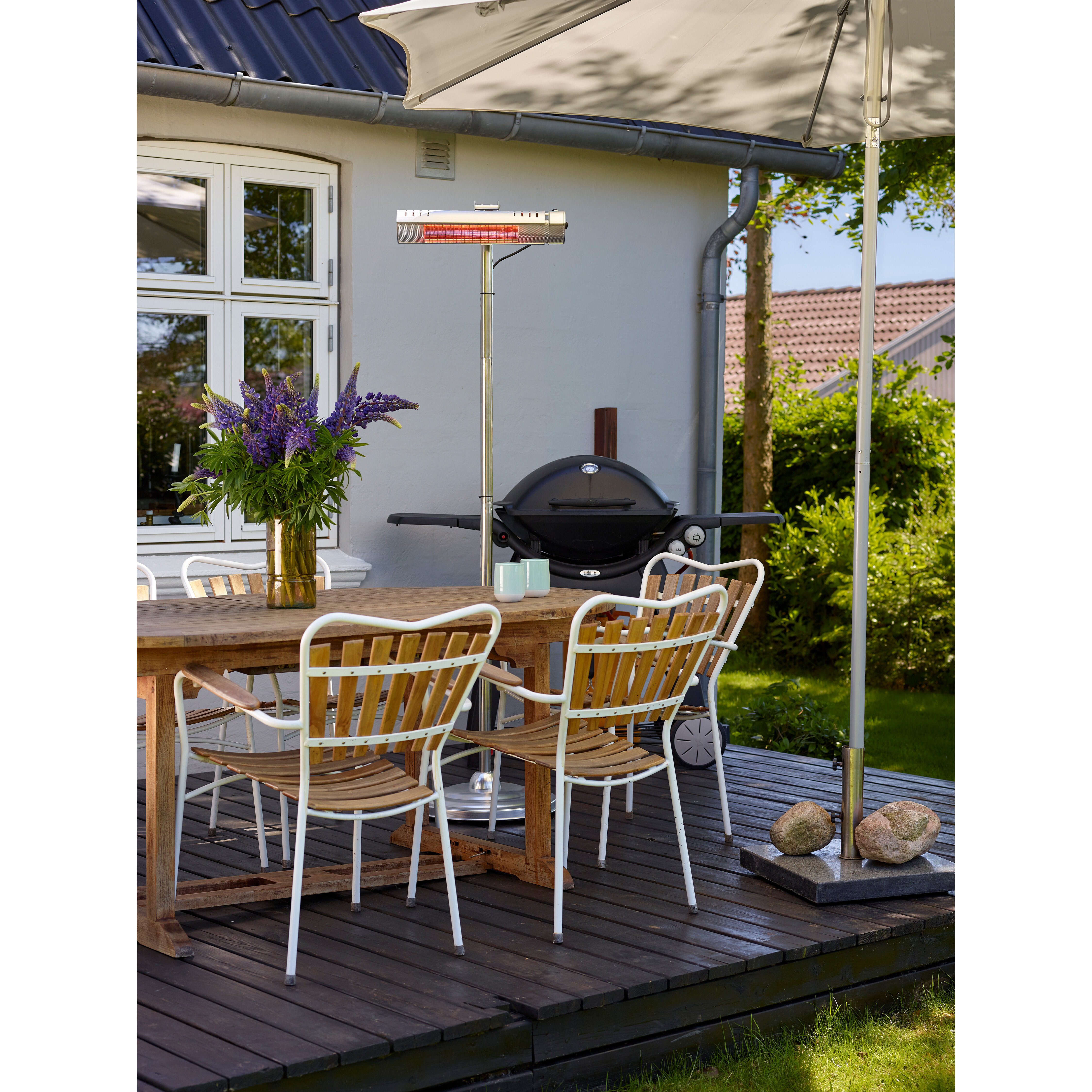 Terrassevarmer HORTUS 1500W gulvmodel