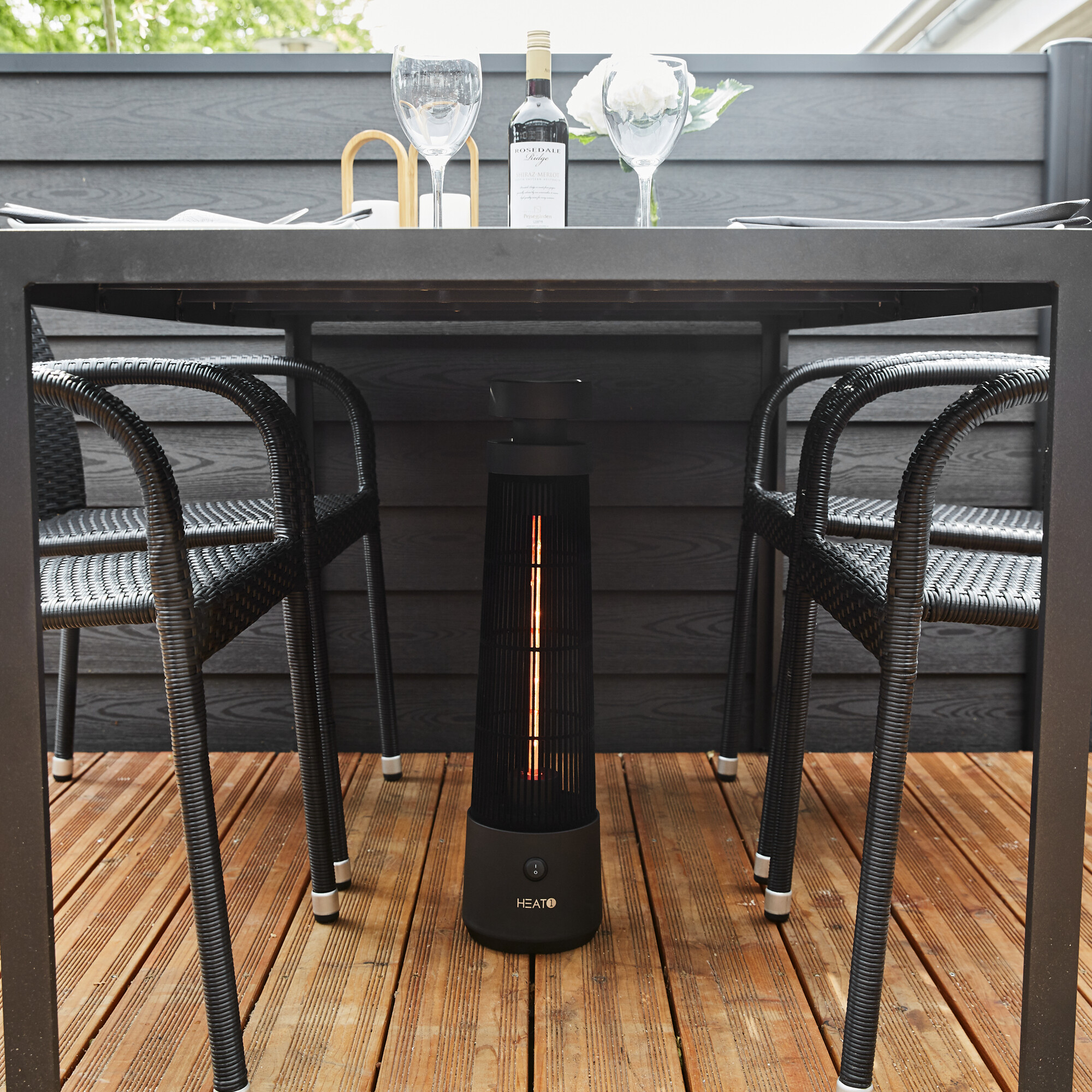Patio heater ECO high-line under table model 