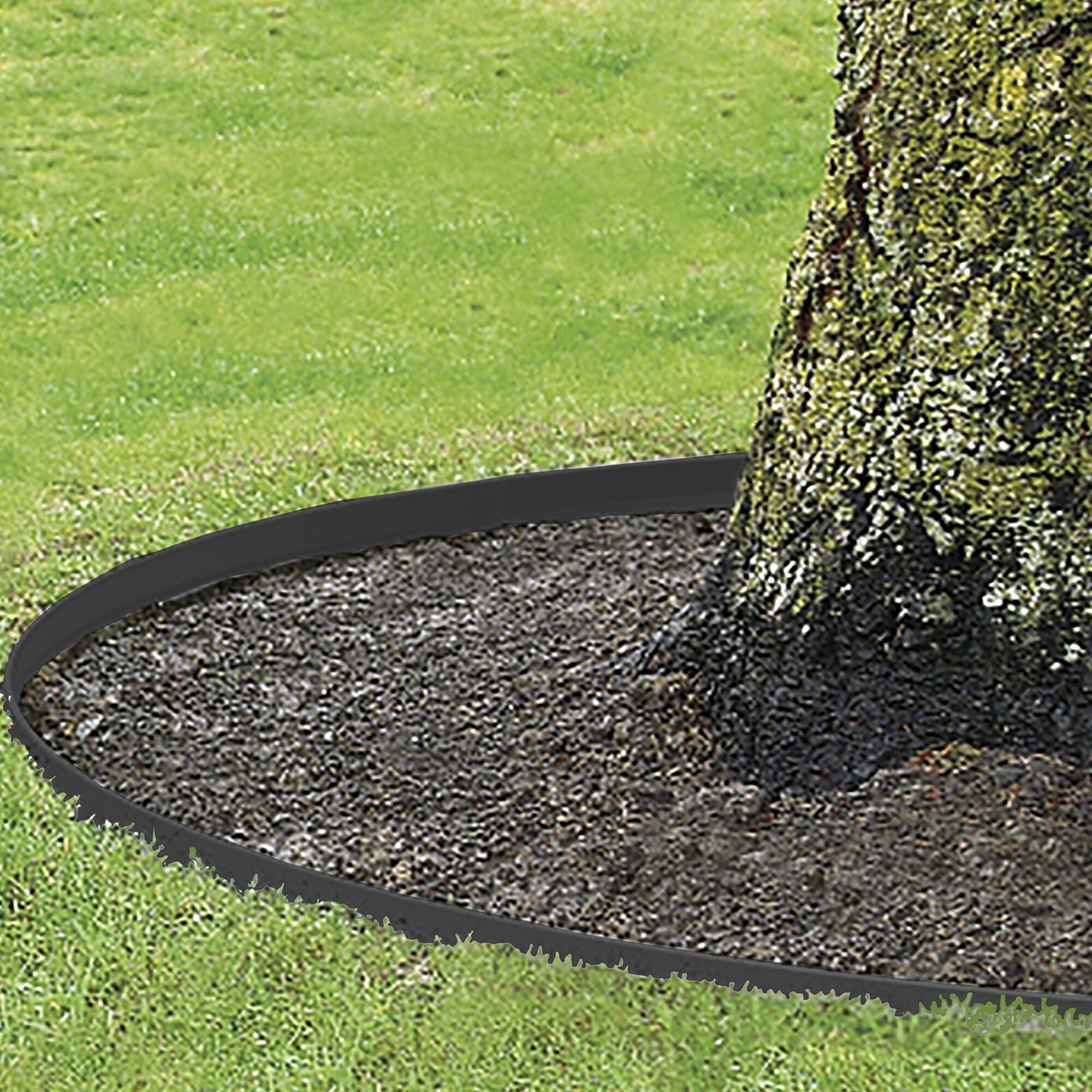 Rabattkant i svart metall HORTUS