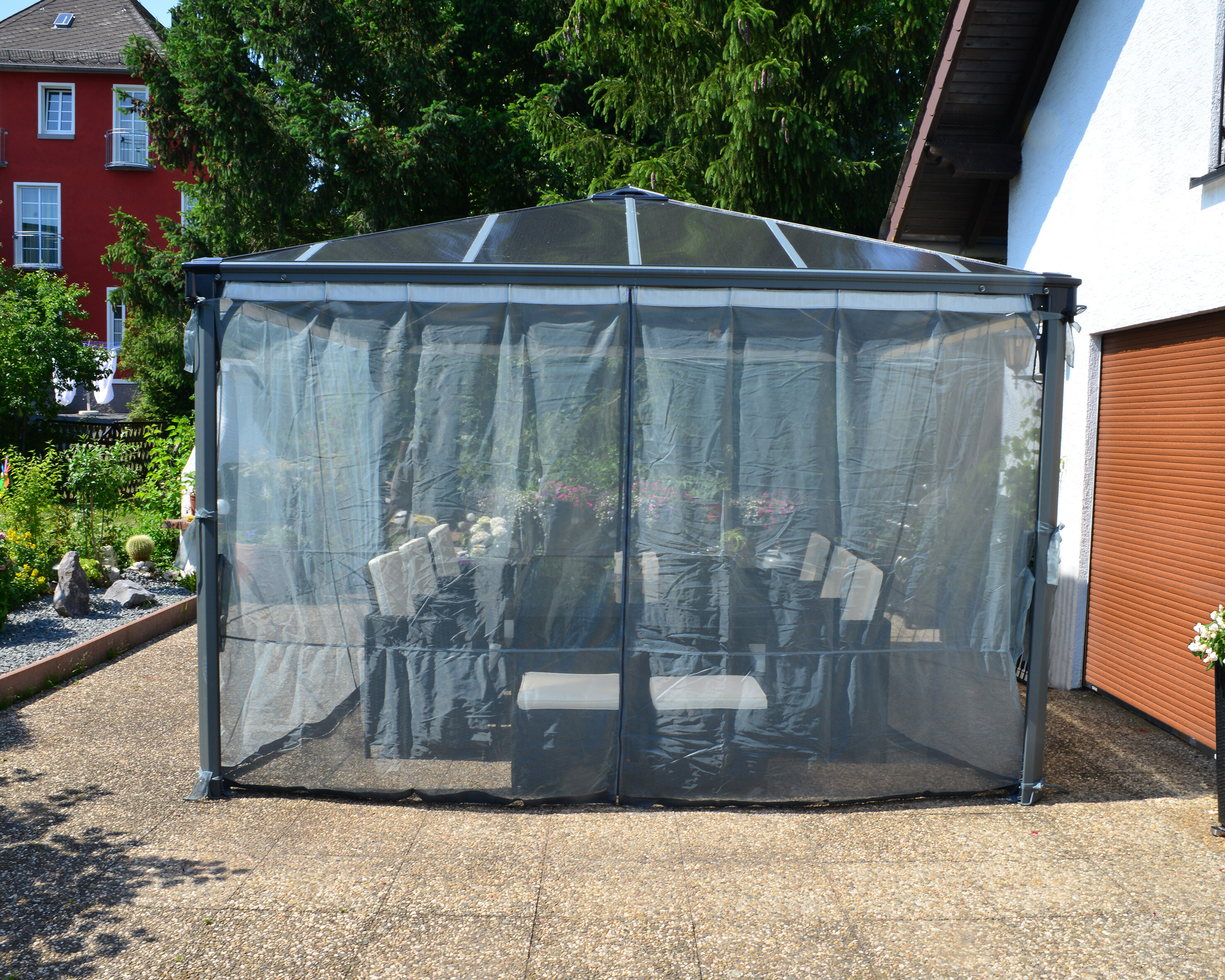 Mosquito net for Palermo 3000/3600, Milano 3000 & Martinique 3600 garden gazebo Palram - Canopia