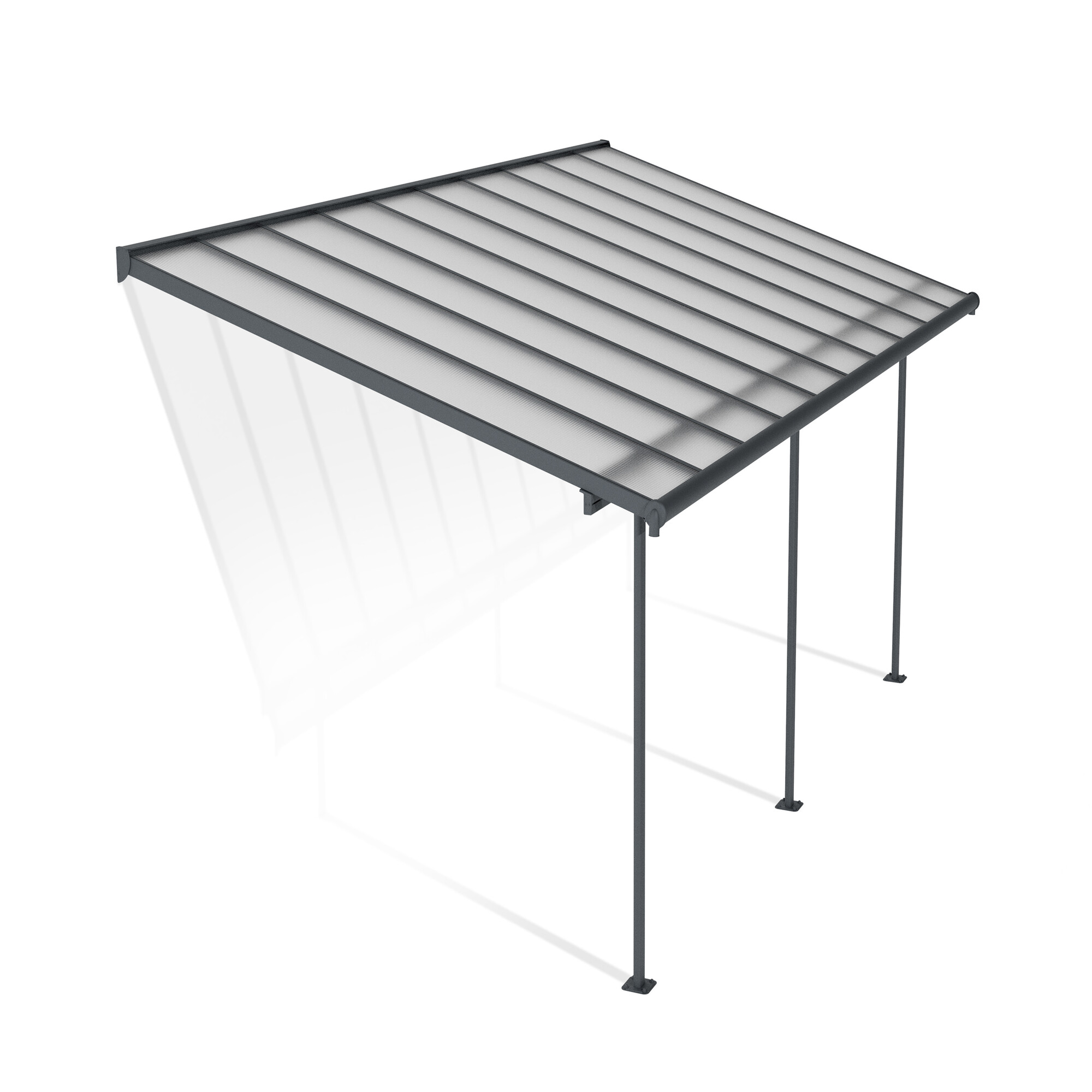 Terrasseoverdækning Sierra 3x6,19m (18,3 m2), antracitgrå Palram - Canopia