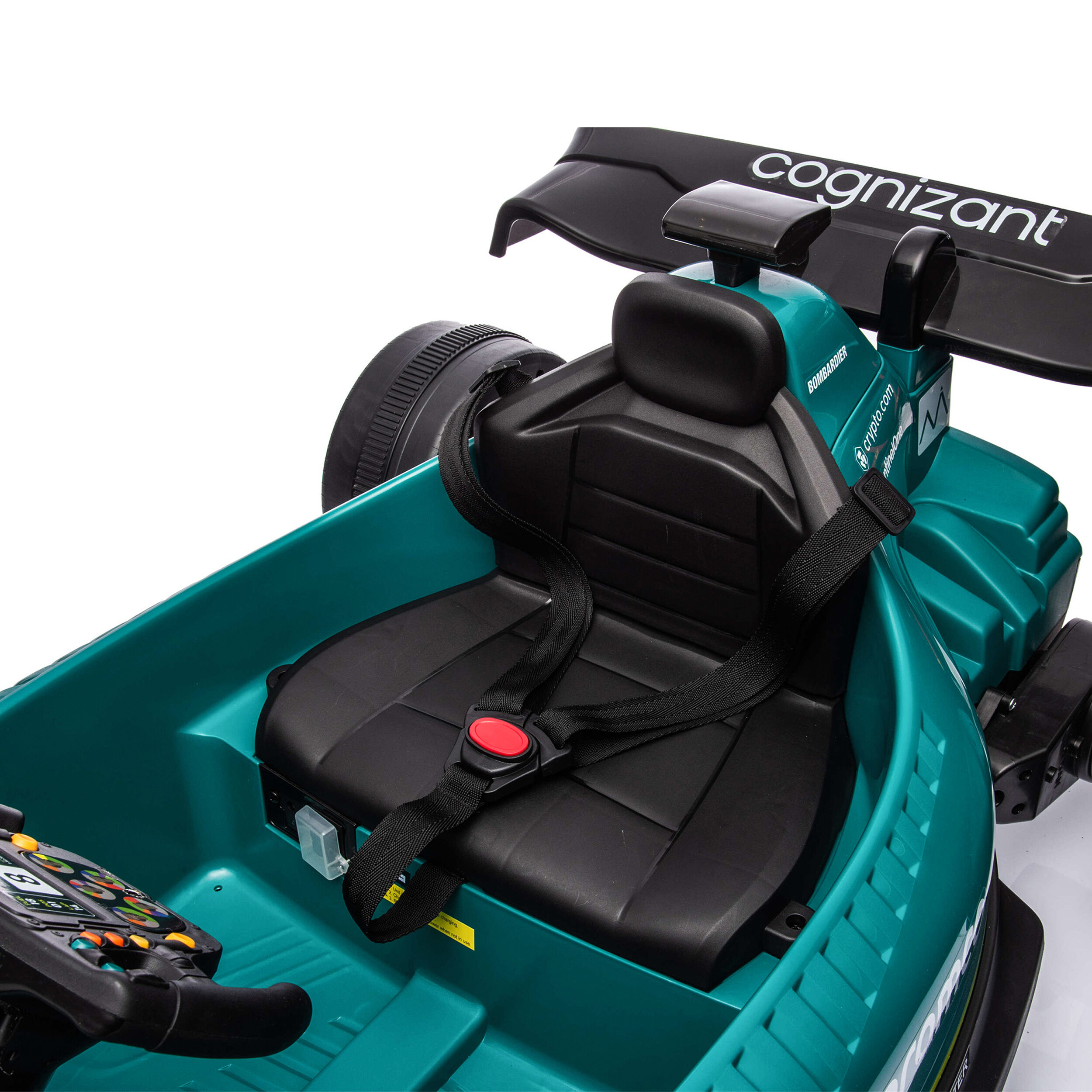 Elbil Formel 1 Aston Martin 4 x 12 motor, EVA hjul NORDIC PLAY