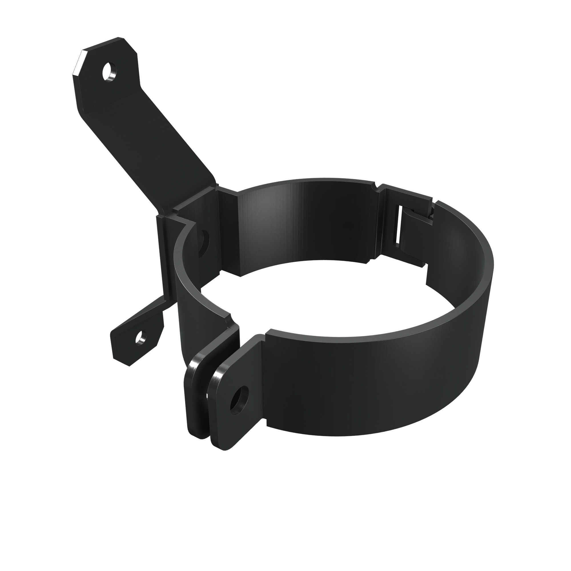 N70 rørholder pose af 2 stk. - aluminium sort