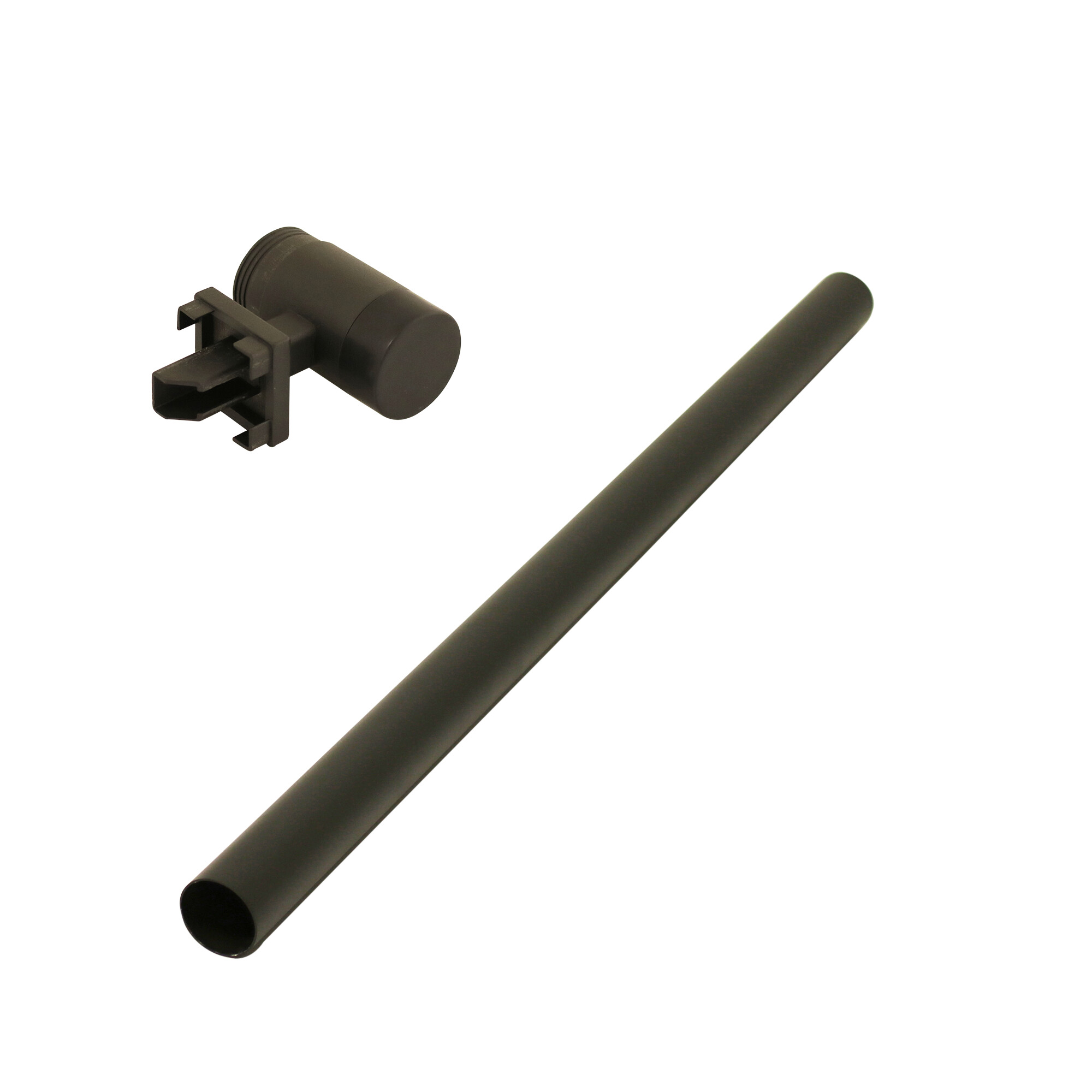 Håndliste & holder til glashavehegn Ø50x900 mm til 5 fag, HORTUS