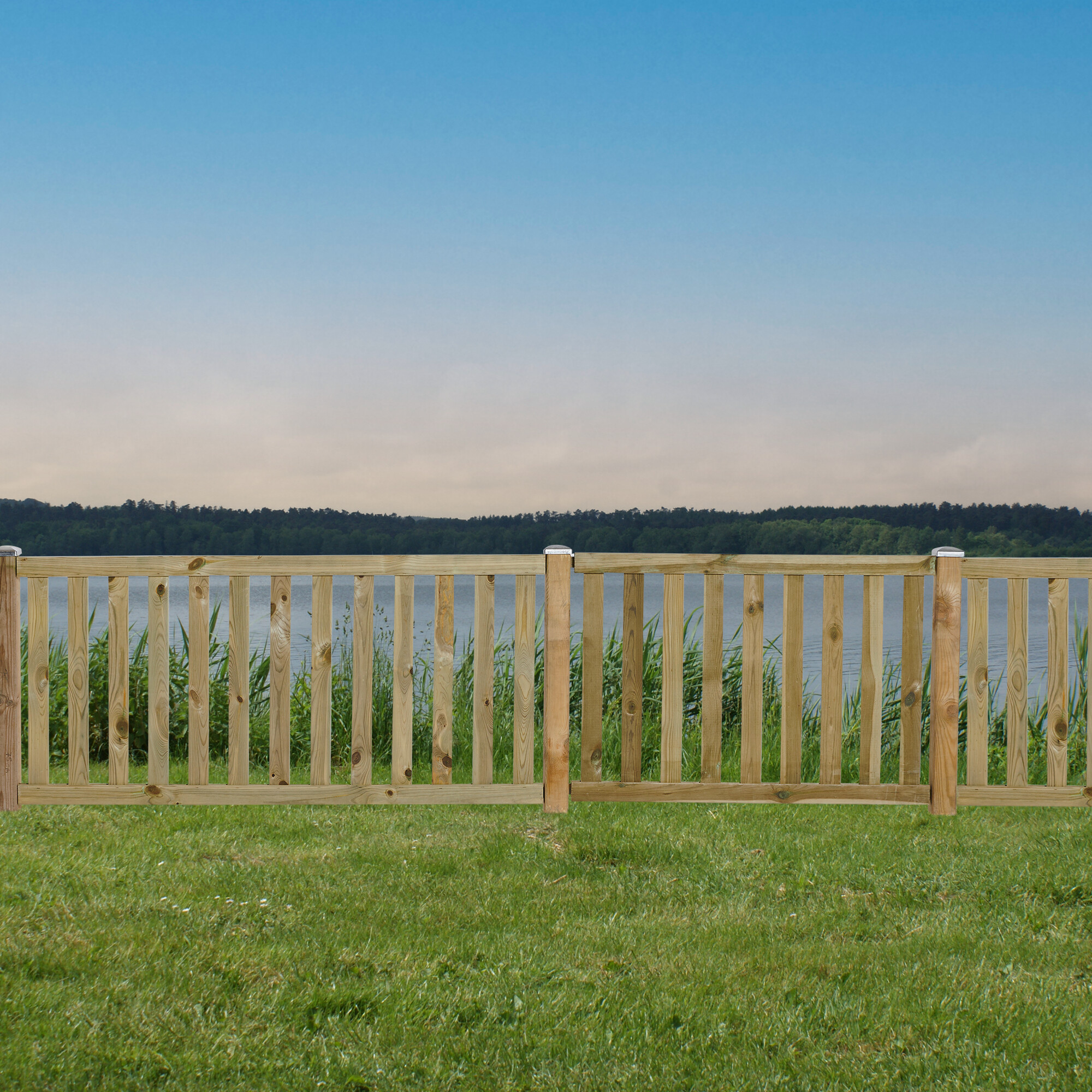 Forhavelåge 100 x 70 cm, Trykimprægneret, NORDIC FENCE, NATURE