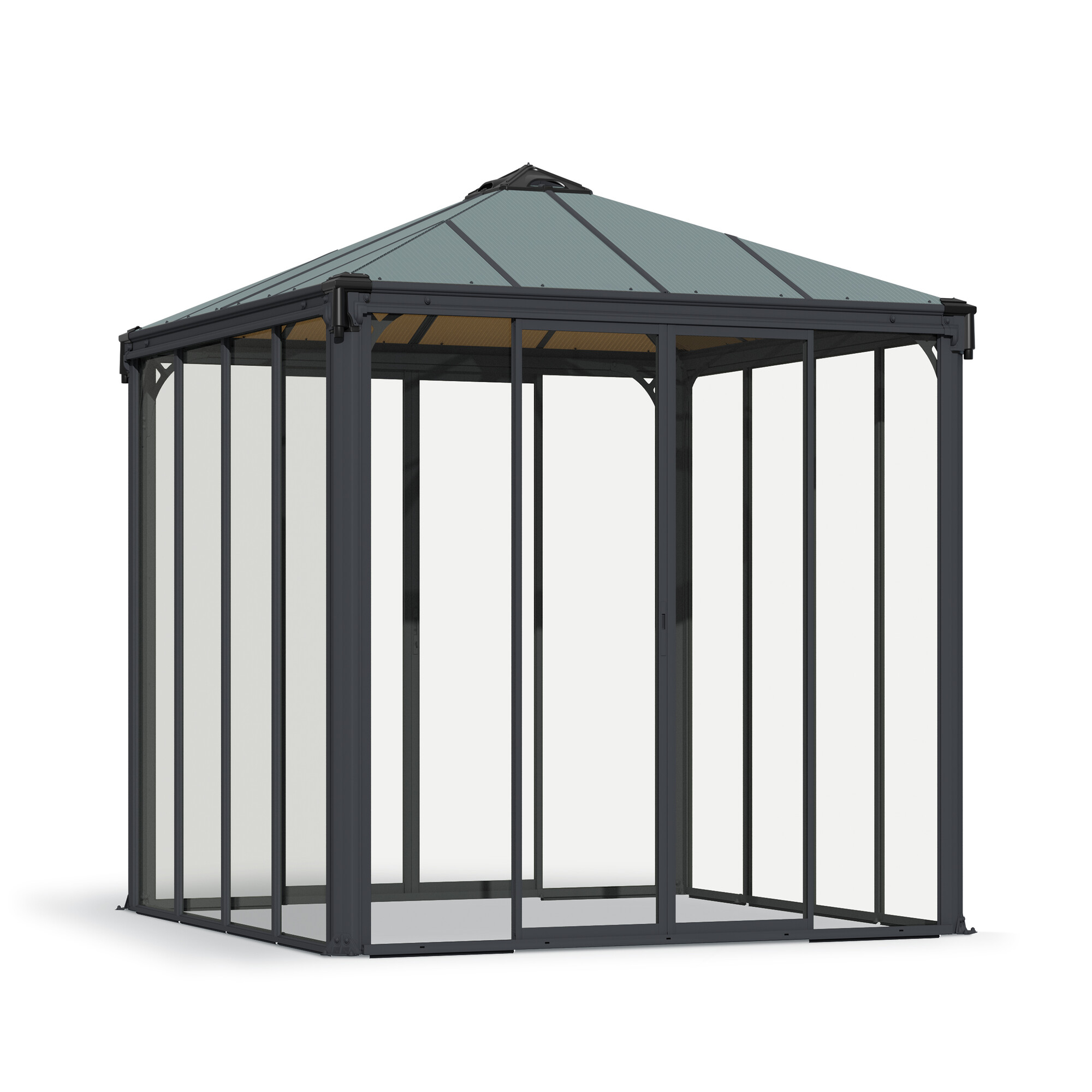 Paviljong Palermo 3000 stängningssystem Palram - Canopia