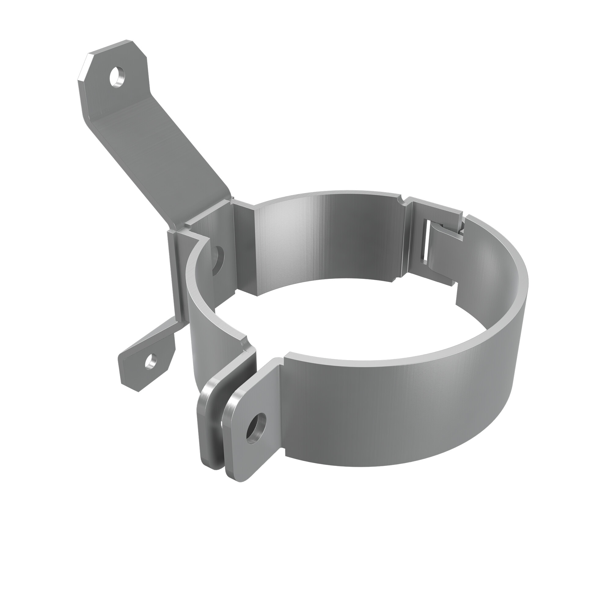 N85 rørholder pose af 2 stk. - aluminium
