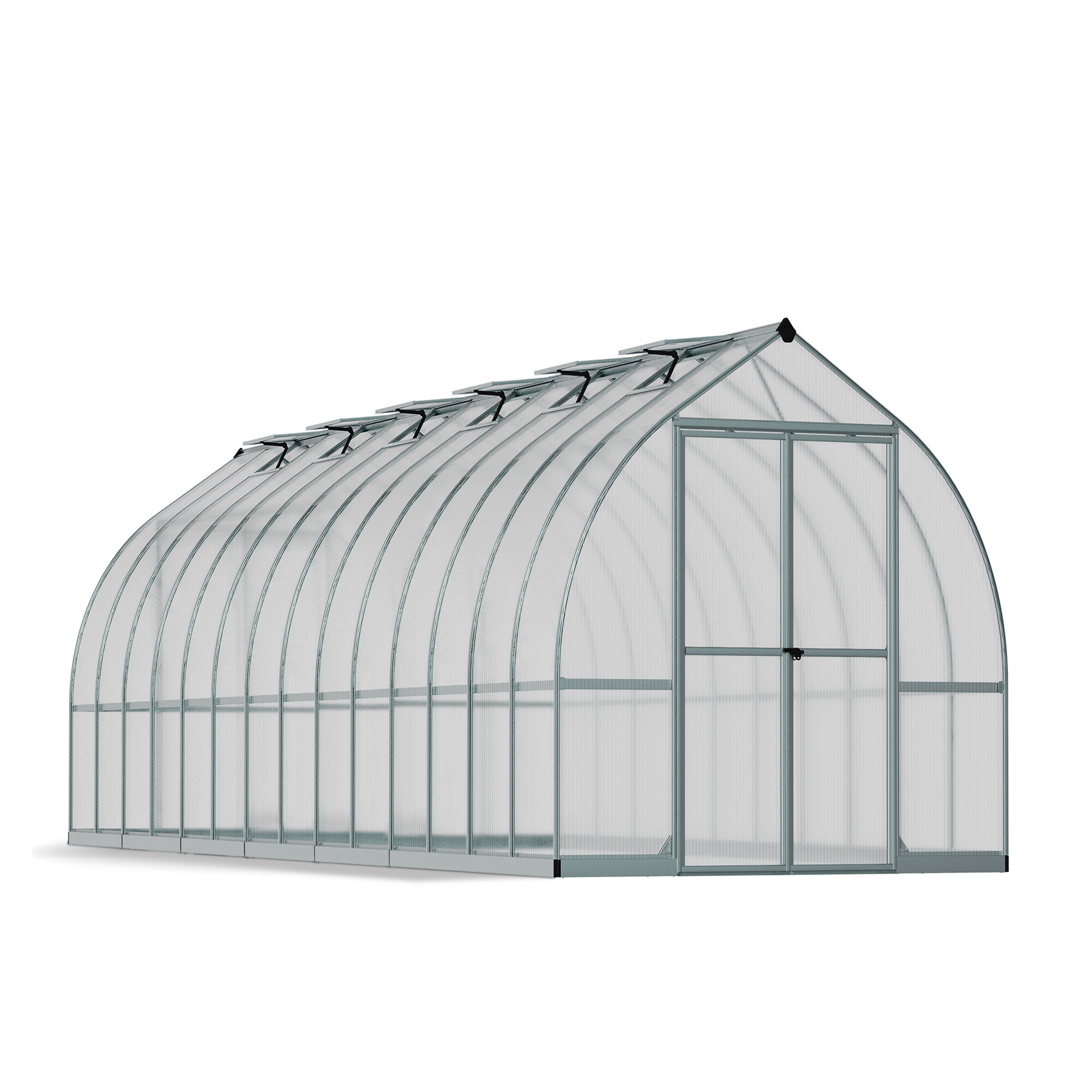 Drivhus Bella 20,6 m2 sølv Palram - Canopia
