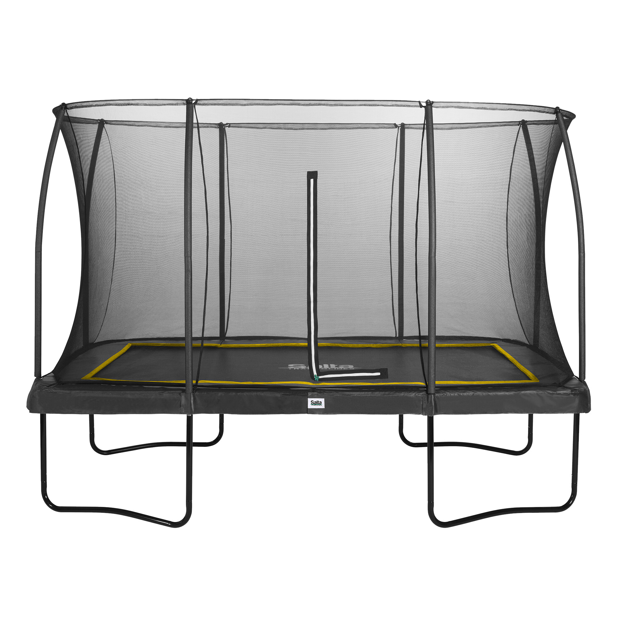 Trampolin Comfort Rektangulær 366 x 244 cm, sort Salta