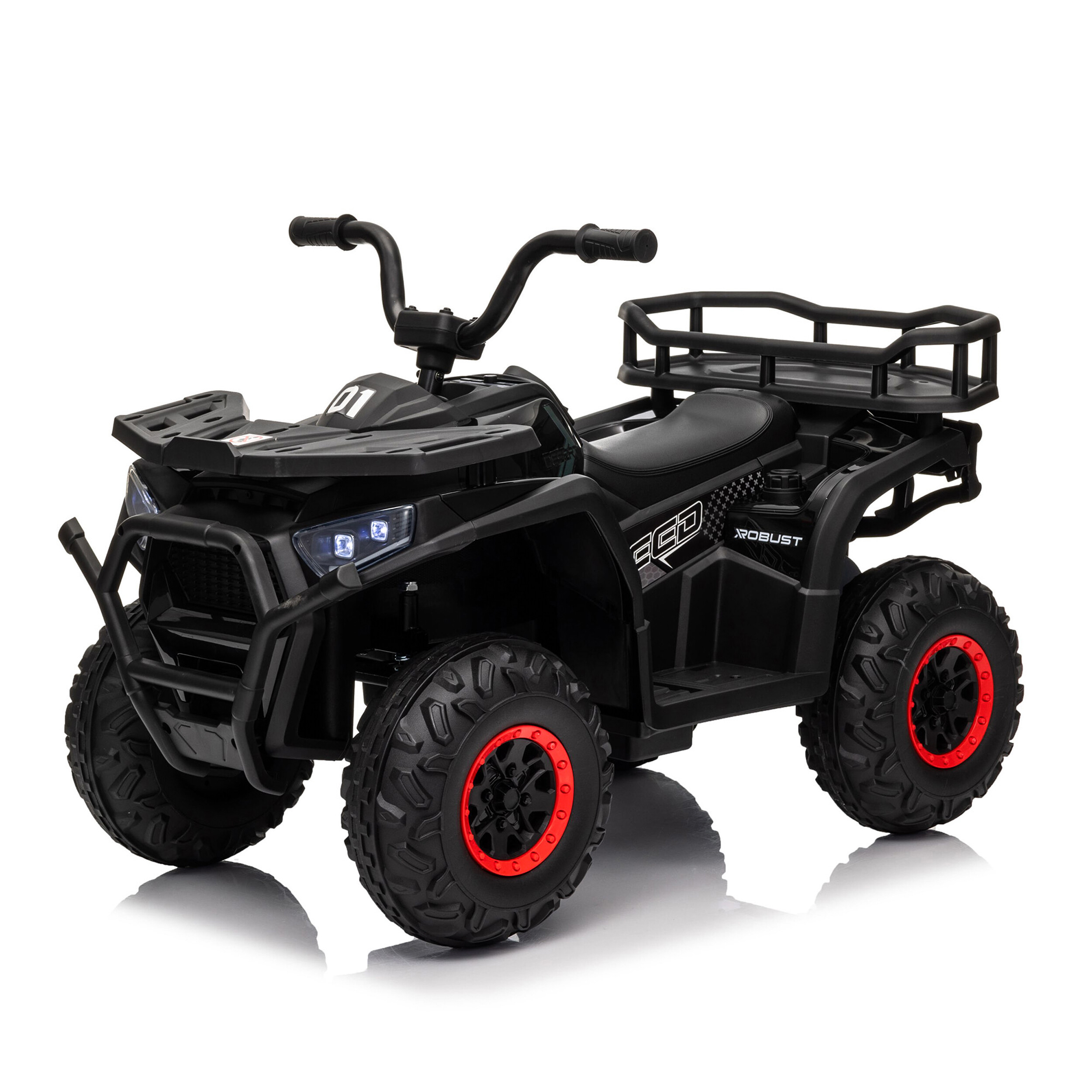 Elbil ATV 4 x 10,8V motor, EVA hjul NORDIC PLAY