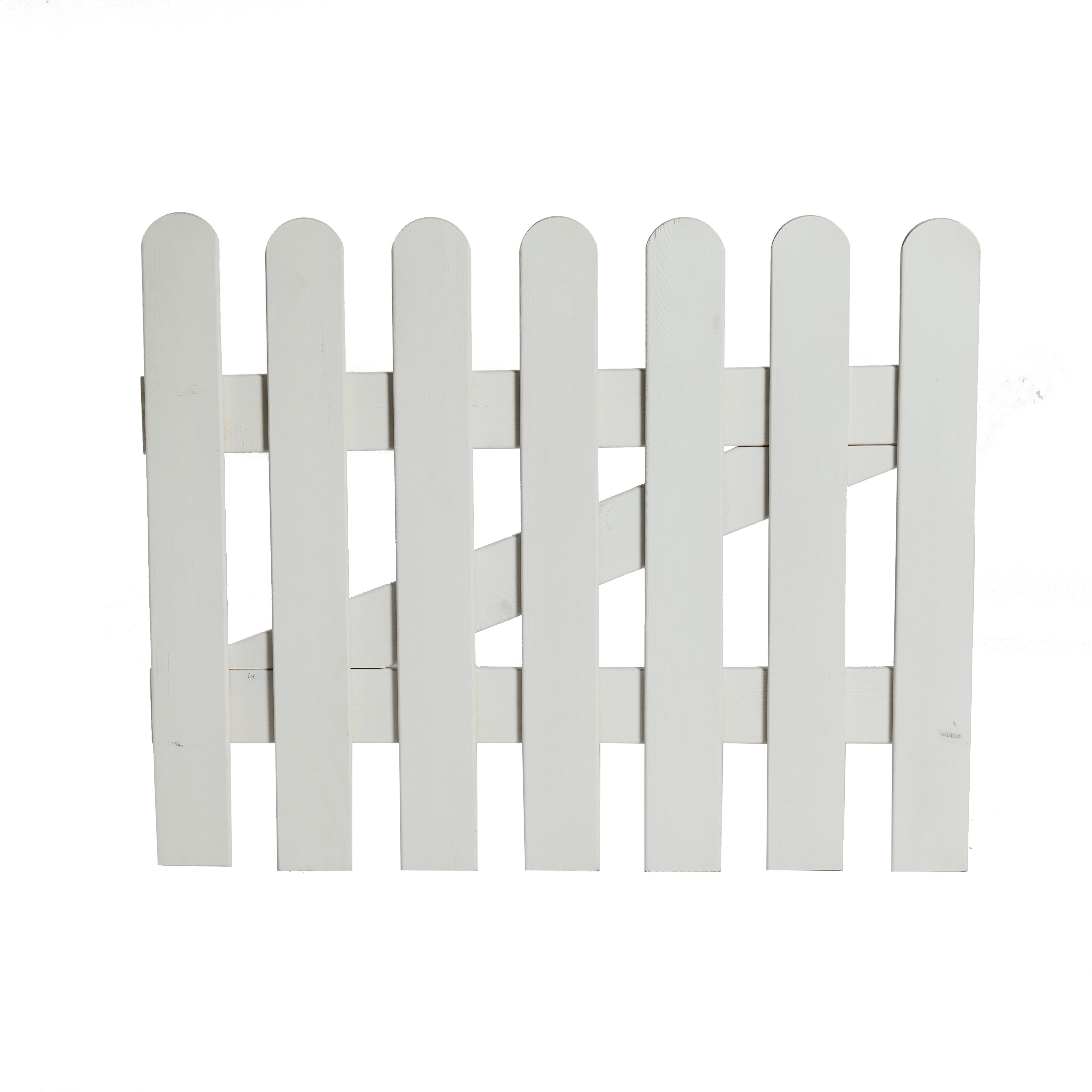 Forhavelåge 100 x 80 cm, grundmalet hvid, NORDIC FENCE, FYN