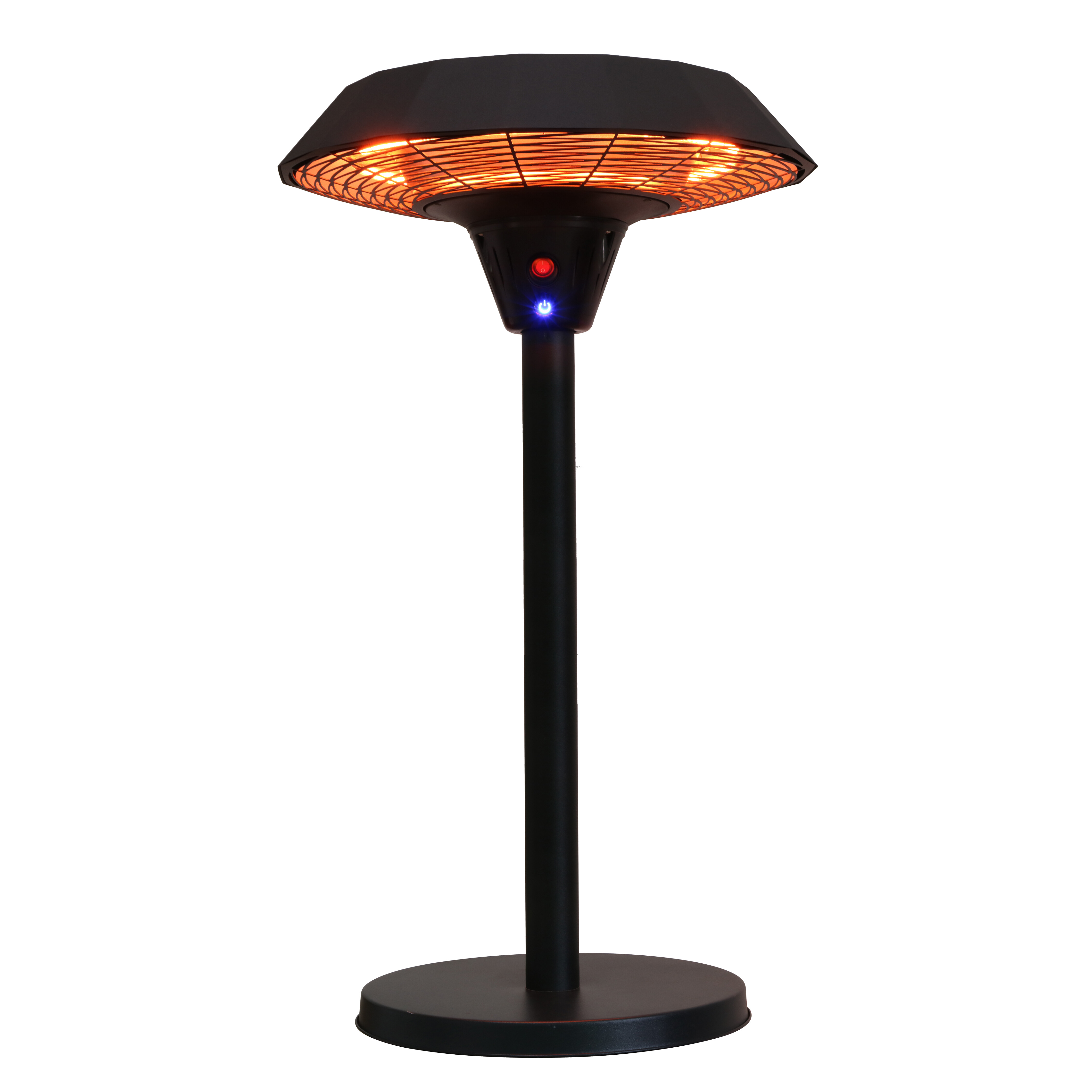 Patio heater UFO table model 2000 W HORTUS, black