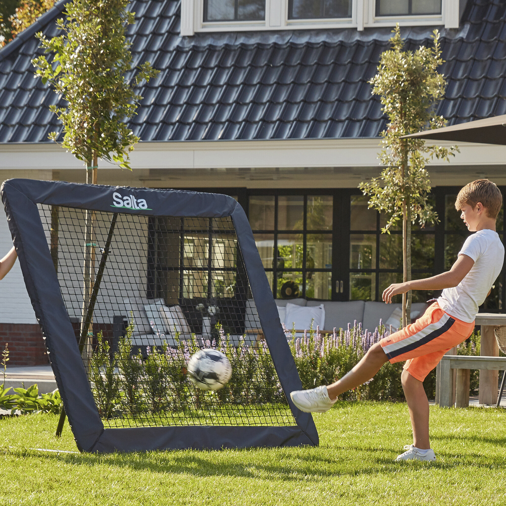 Fodboldmål Motion rebounder 164 x 164 cm Salta