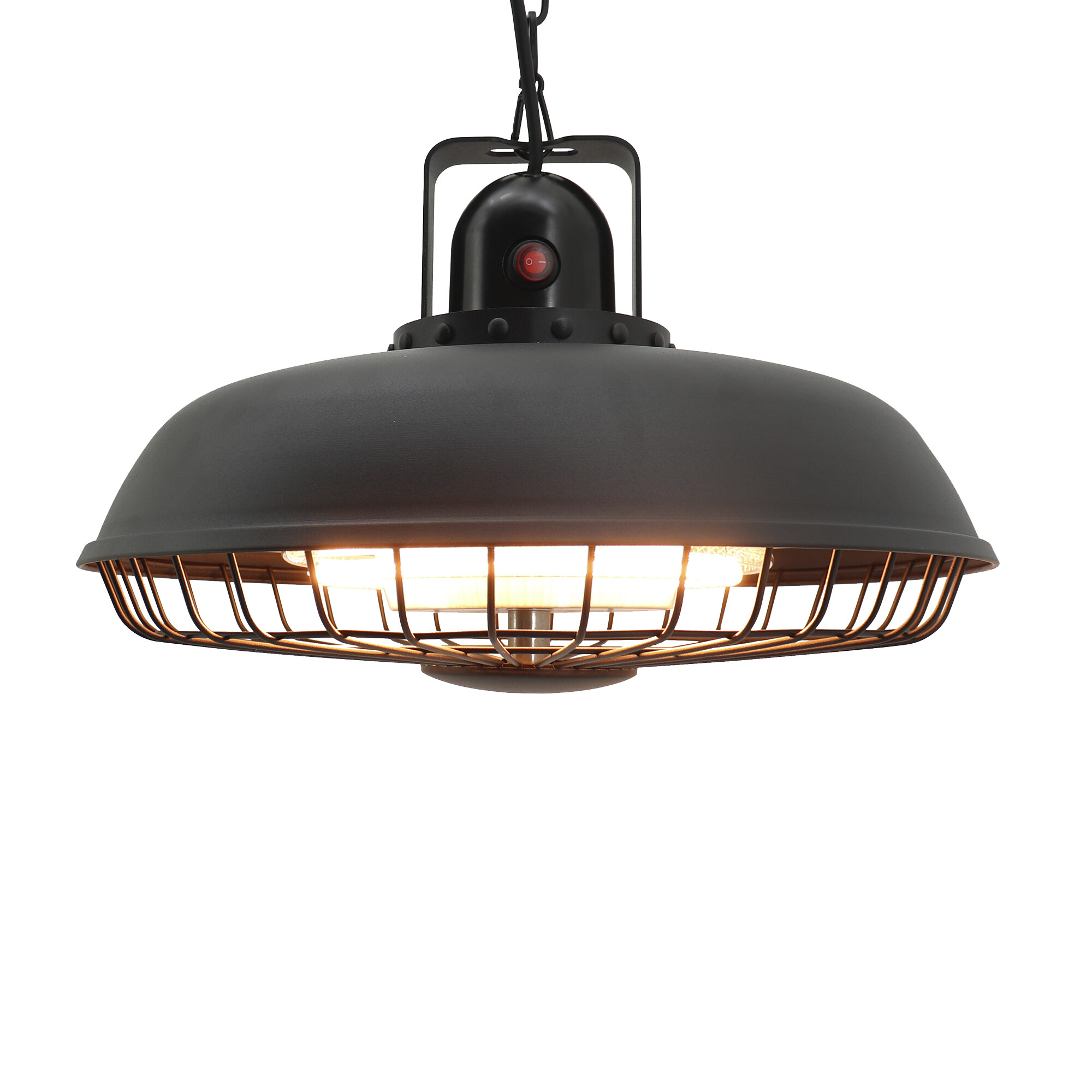 Terassilämmitin 600/1200/1800 W ripustettava malli, kaukosäädin, soft touch-painike HORTUS