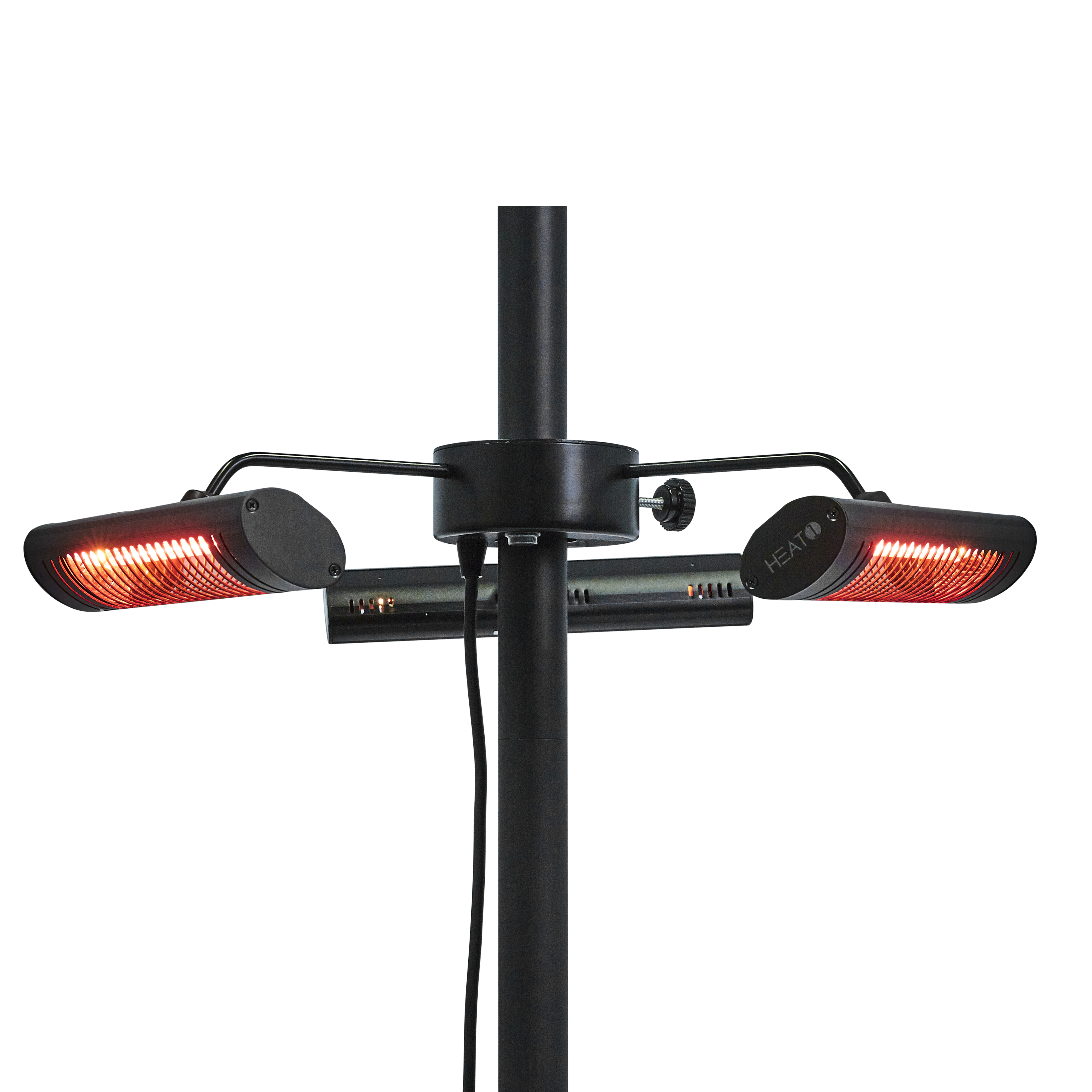 Terrassevarmer ECO high-line 3 x 670W HEAT1, sort