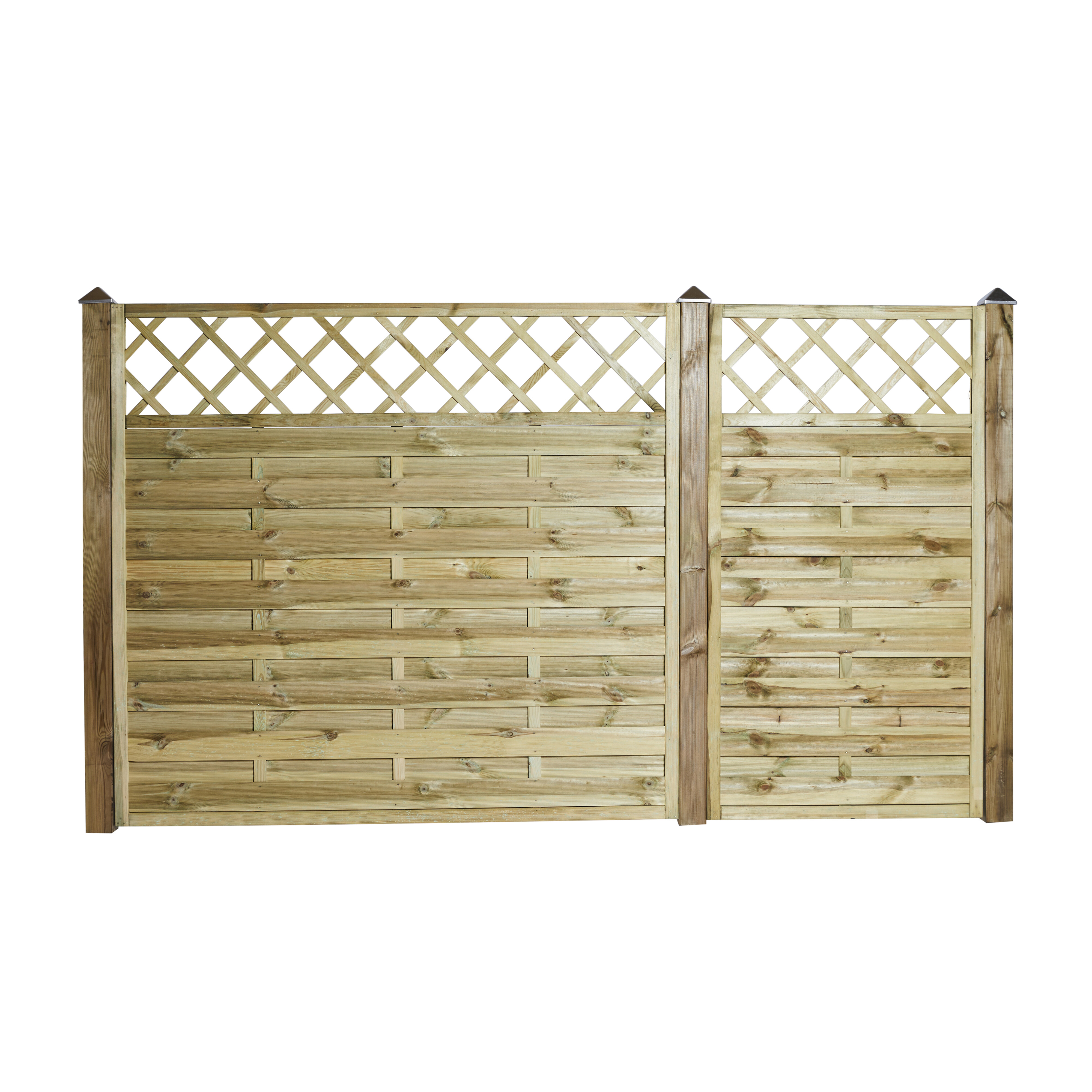 Tæthegn med Espalier 90 x 165 cm, trykimprægneret, NORDIC FENCE, SOLID