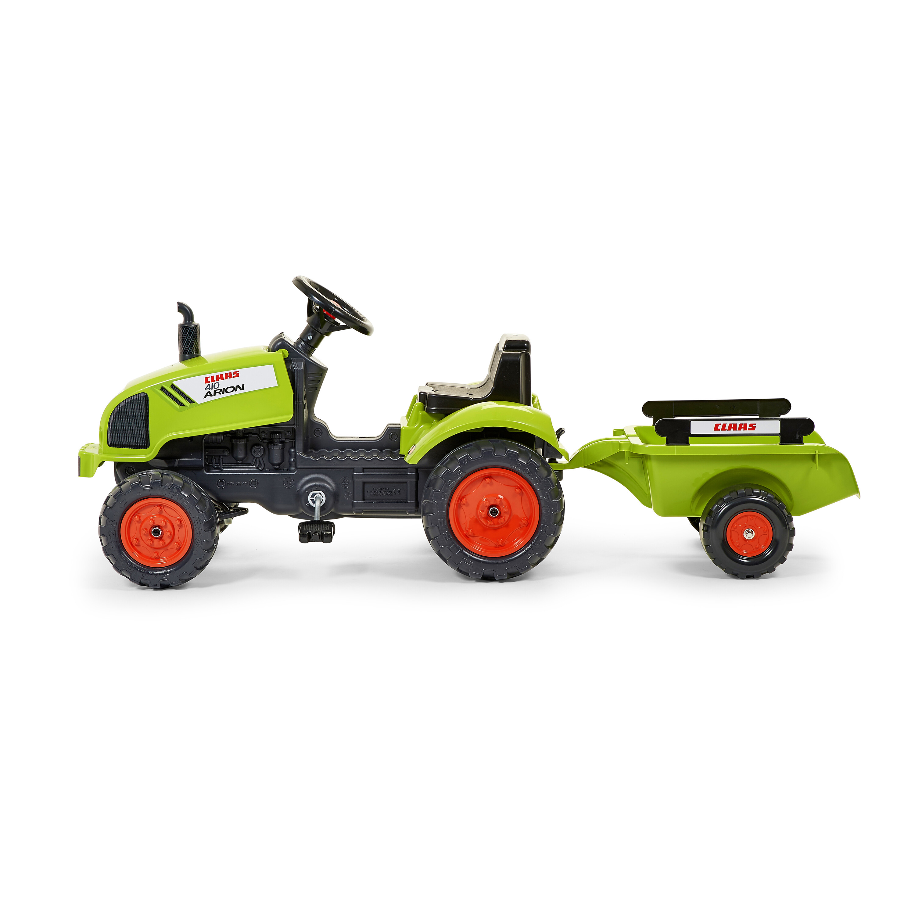 Tractor with trailor FALK Claas 