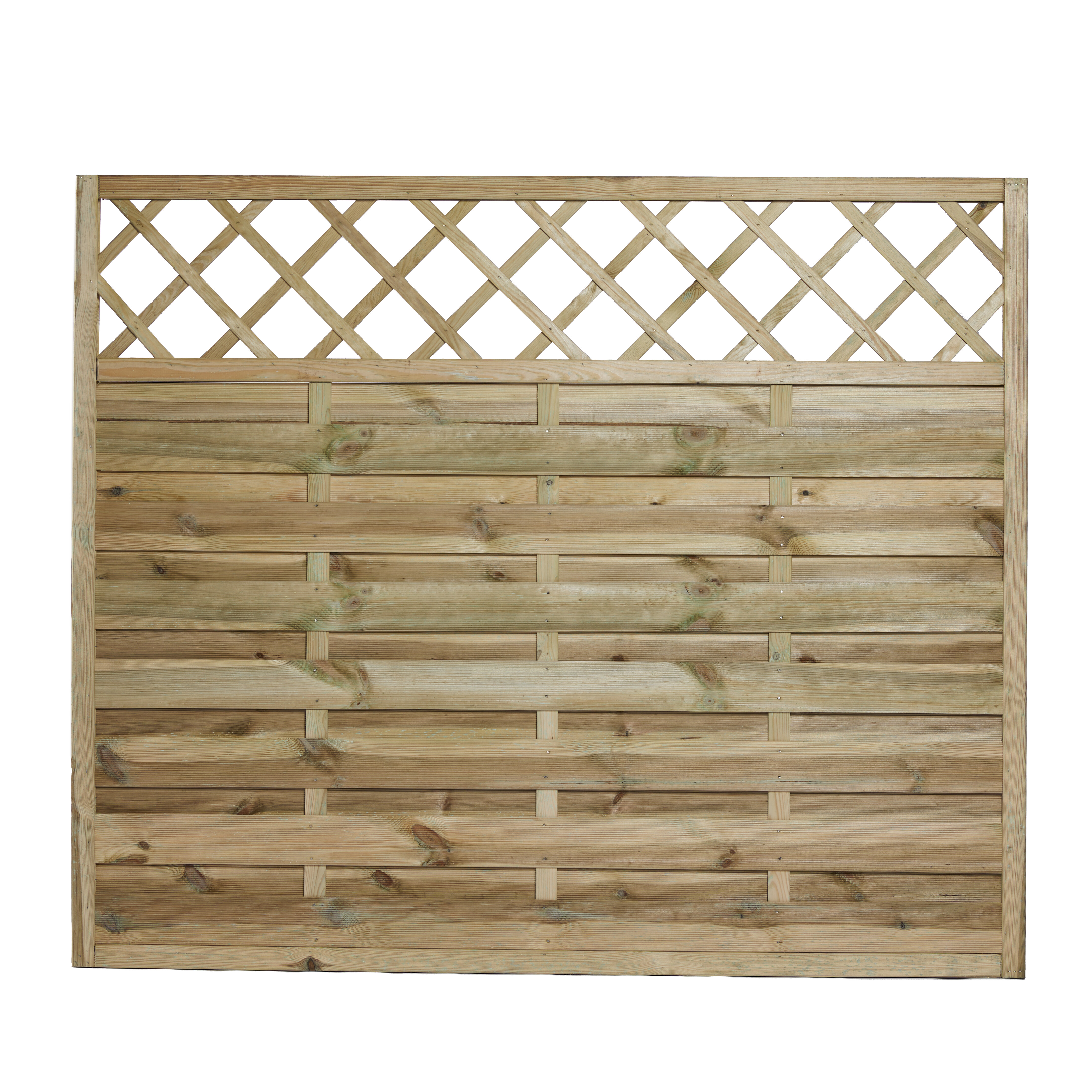 Tæthegn med Espalier 180 x 150 cm, trykimprægneret, NORDIC FENCE, SOLID