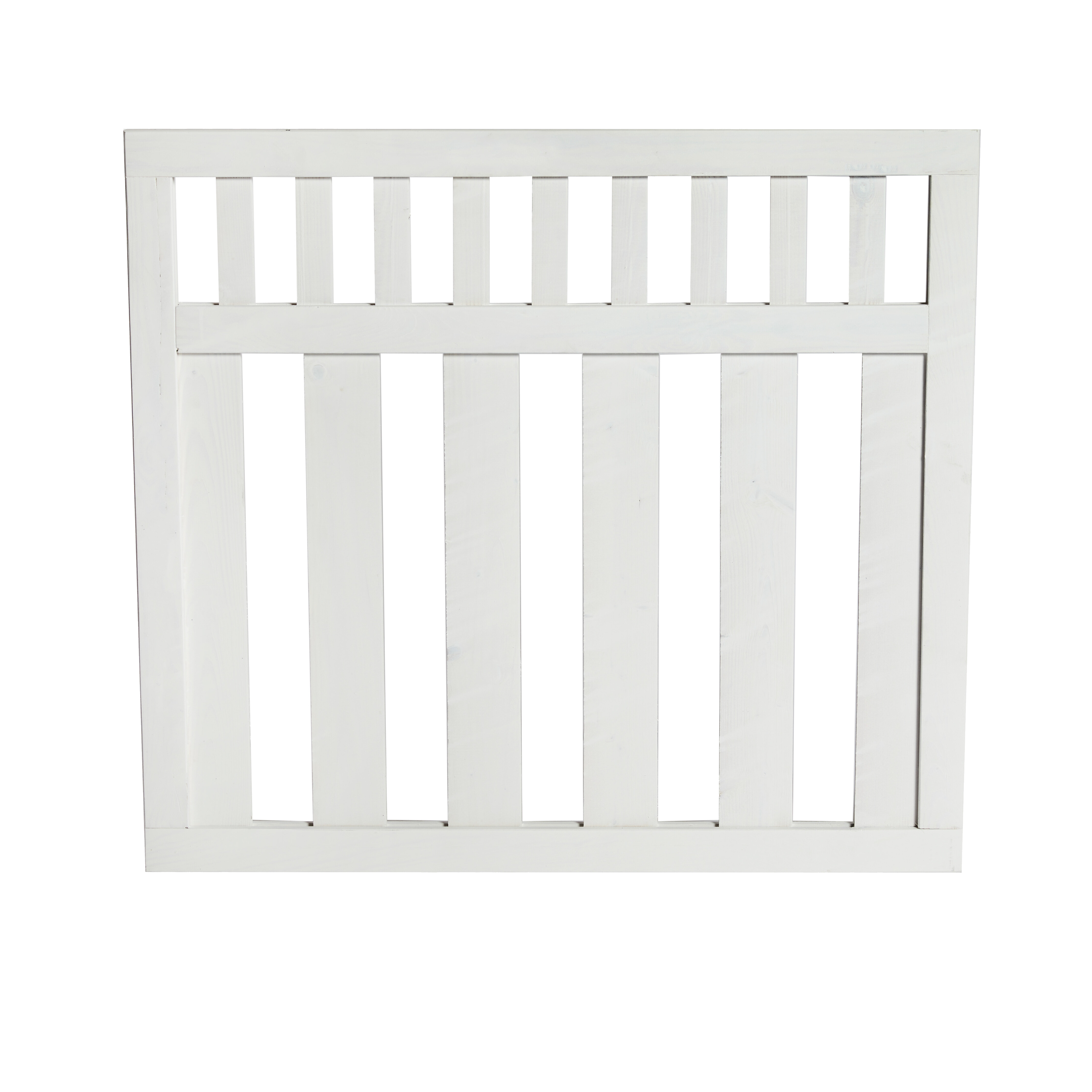 Forhavelåge 100 x 90 cm, grundmalet hvid, NORDIC FENCE, Tendens