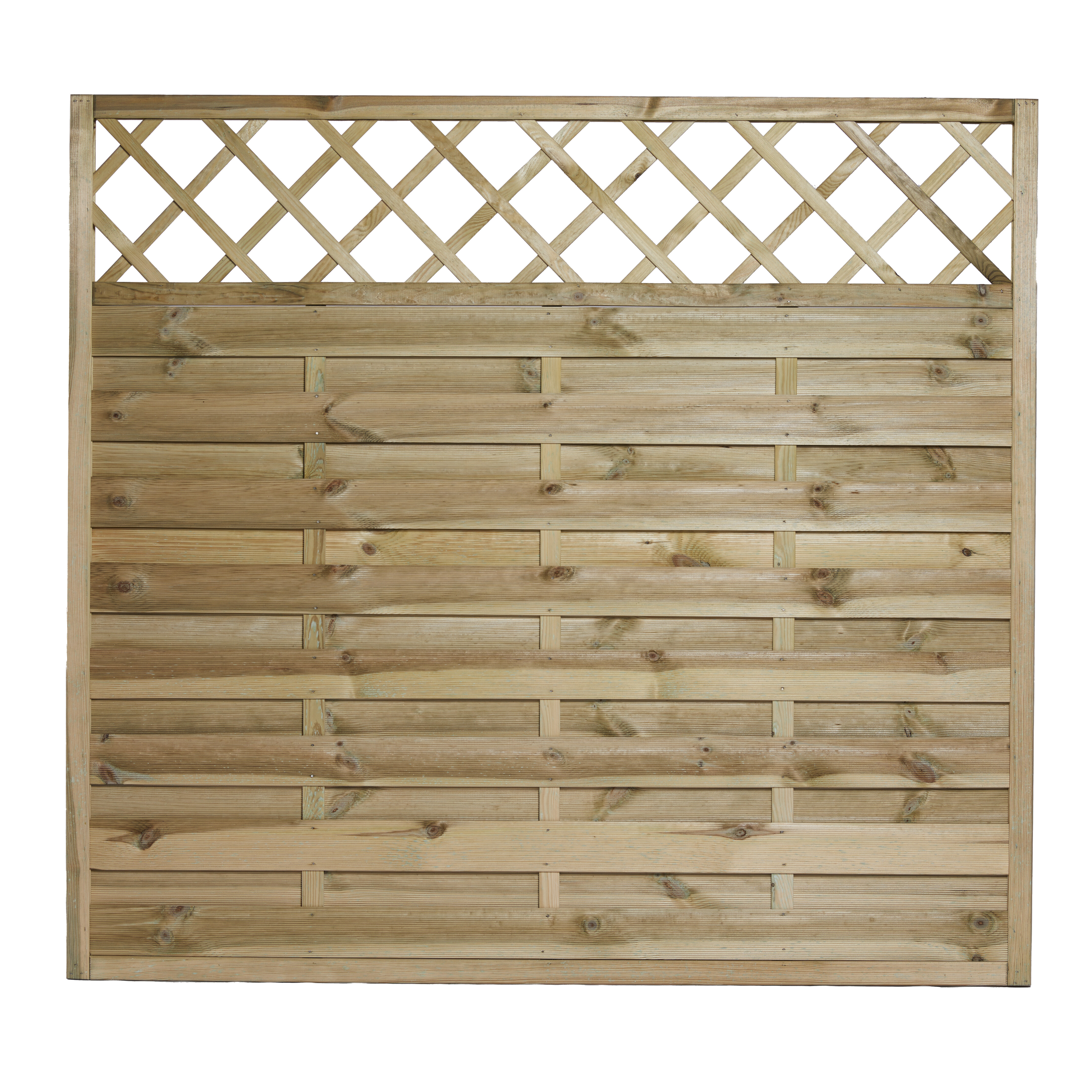 Tæthegn med Espalier 180 x 165 cm, trykimprægneret, NORDIC FENCE, SOLID