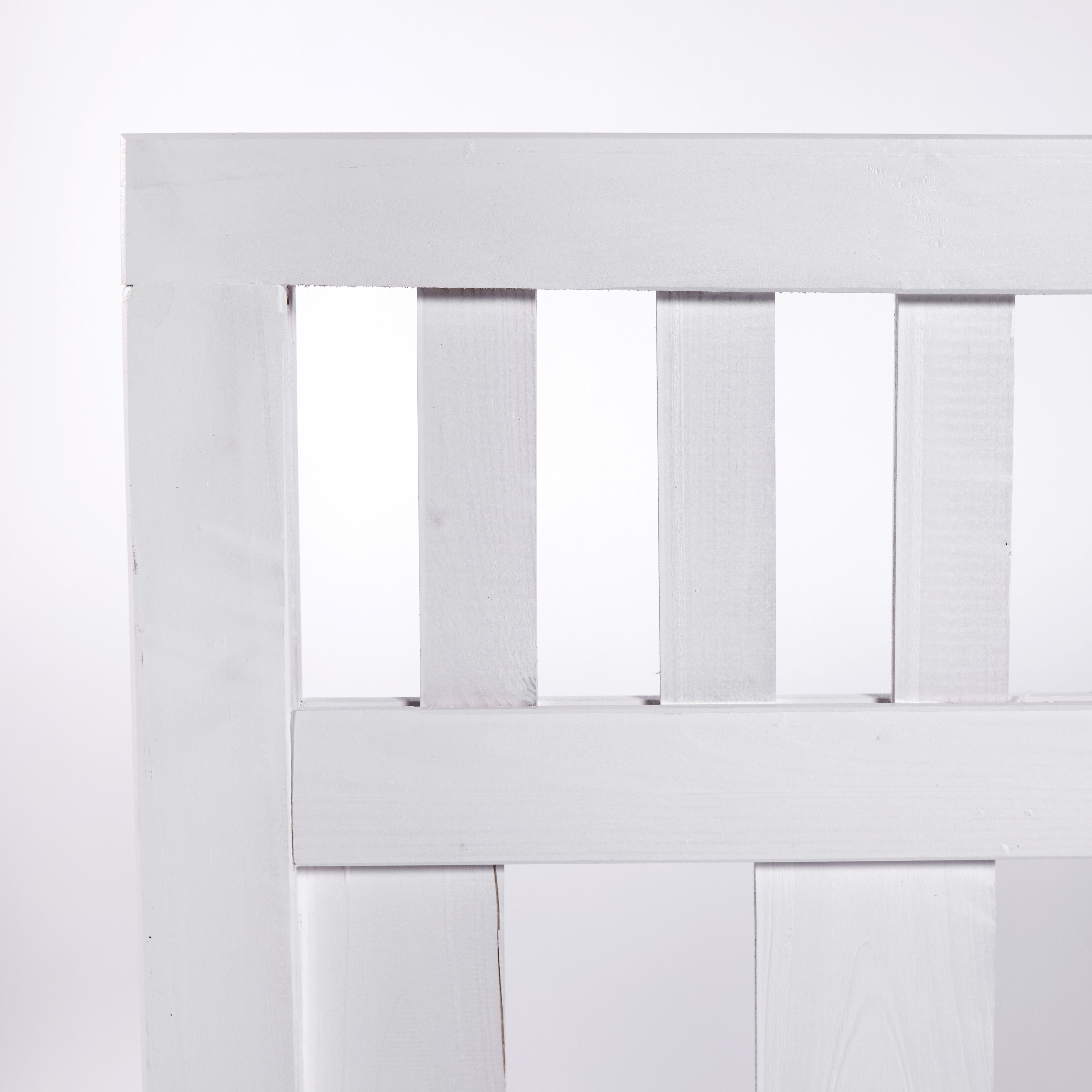 Forhavehegn 180 x 90 cm, grundmalet hvid, NORDIC FENCE, Tendens