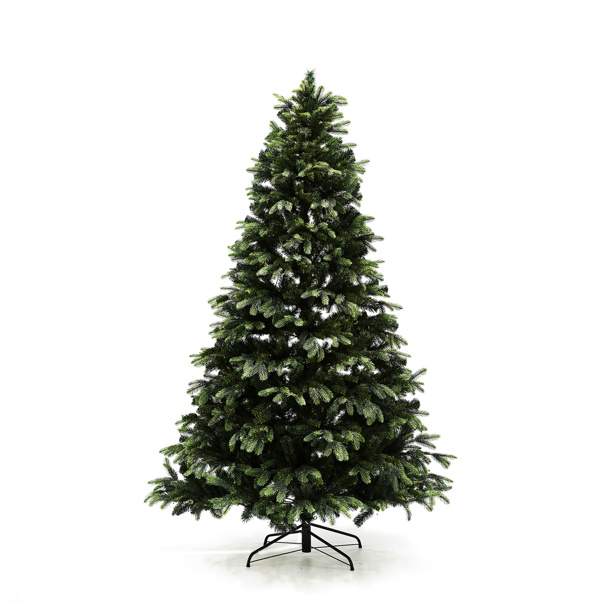 Artificial Christmas tree PE/PVC mix 150 x 106 cm without lights NORDIC WINTER