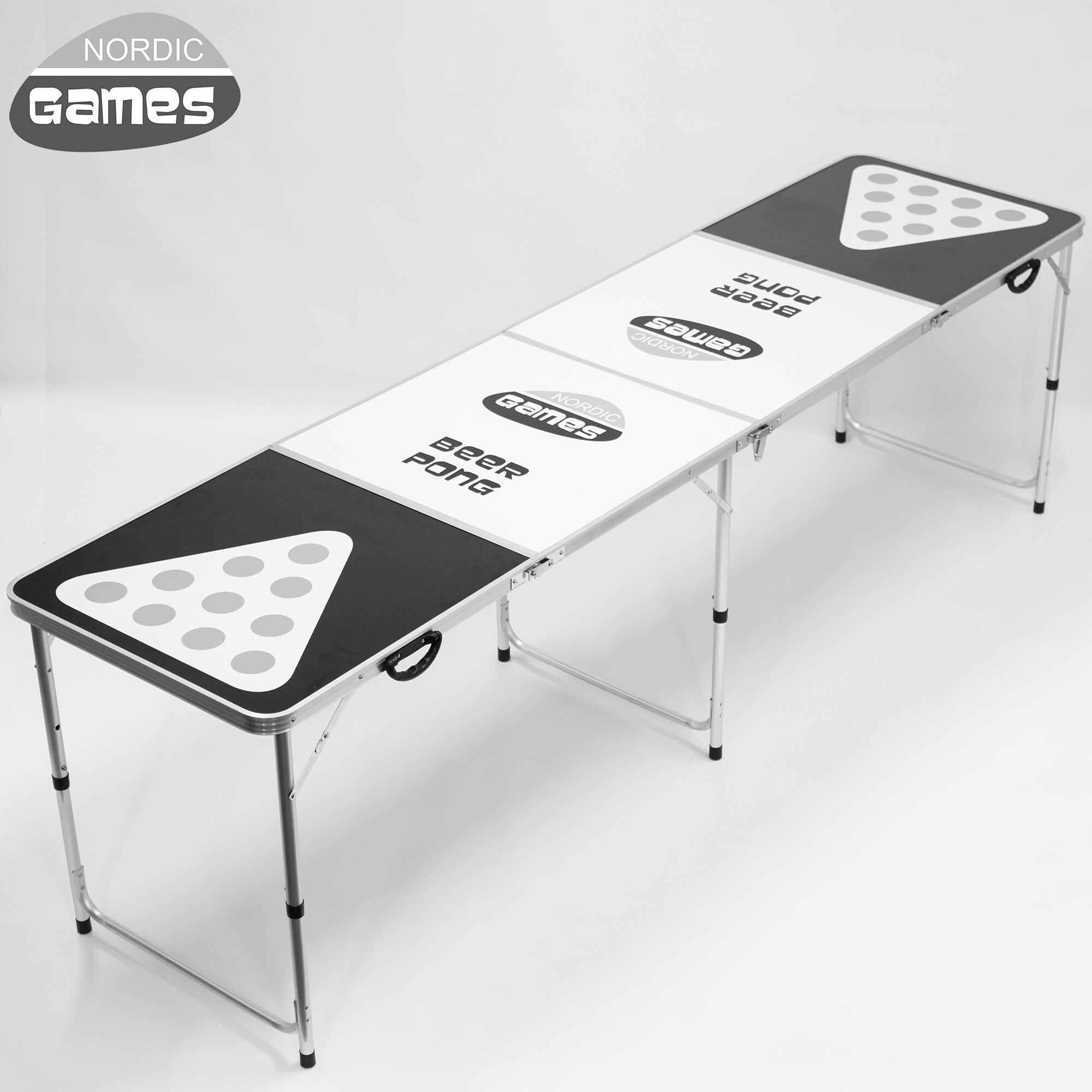 Beer Pong bord inkl. 24 krus & 24 bolde 240 x 60 cm NORDIC Games