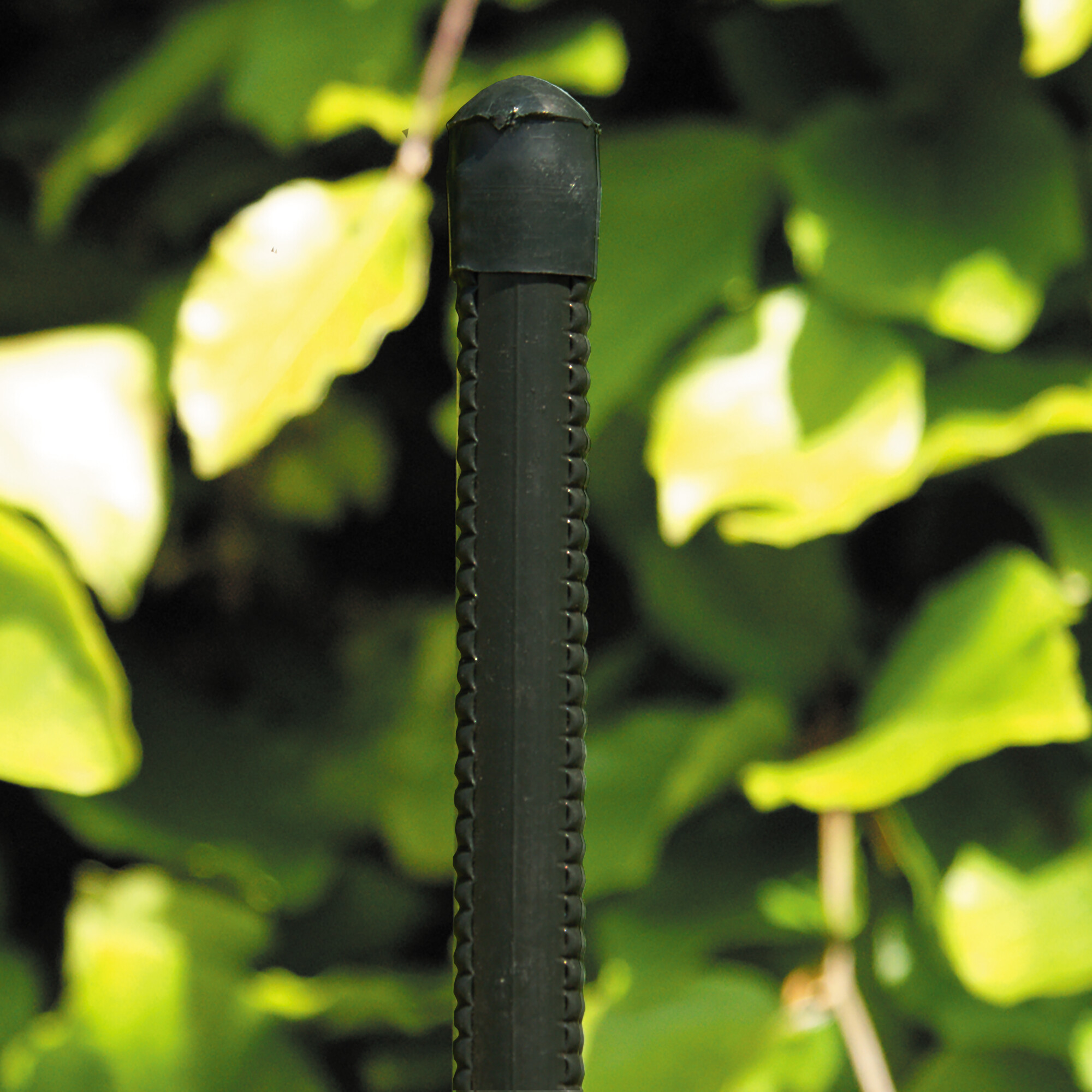 Planterings-/stängselstolpe metall/PVC 125 cm