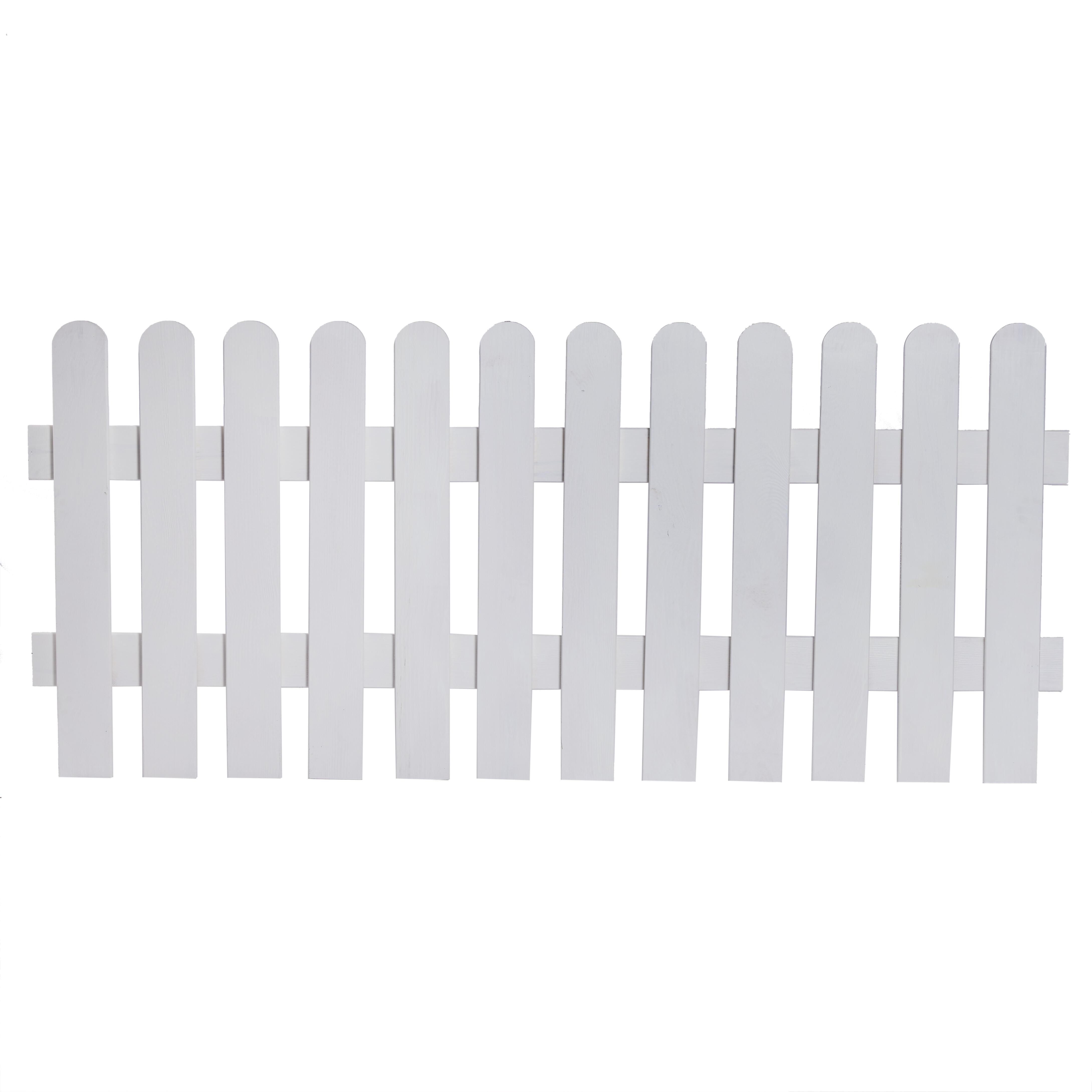 Forhavehegn 180 x 80 cm, grundmalet hvid, NORDIC FENCE, FYN