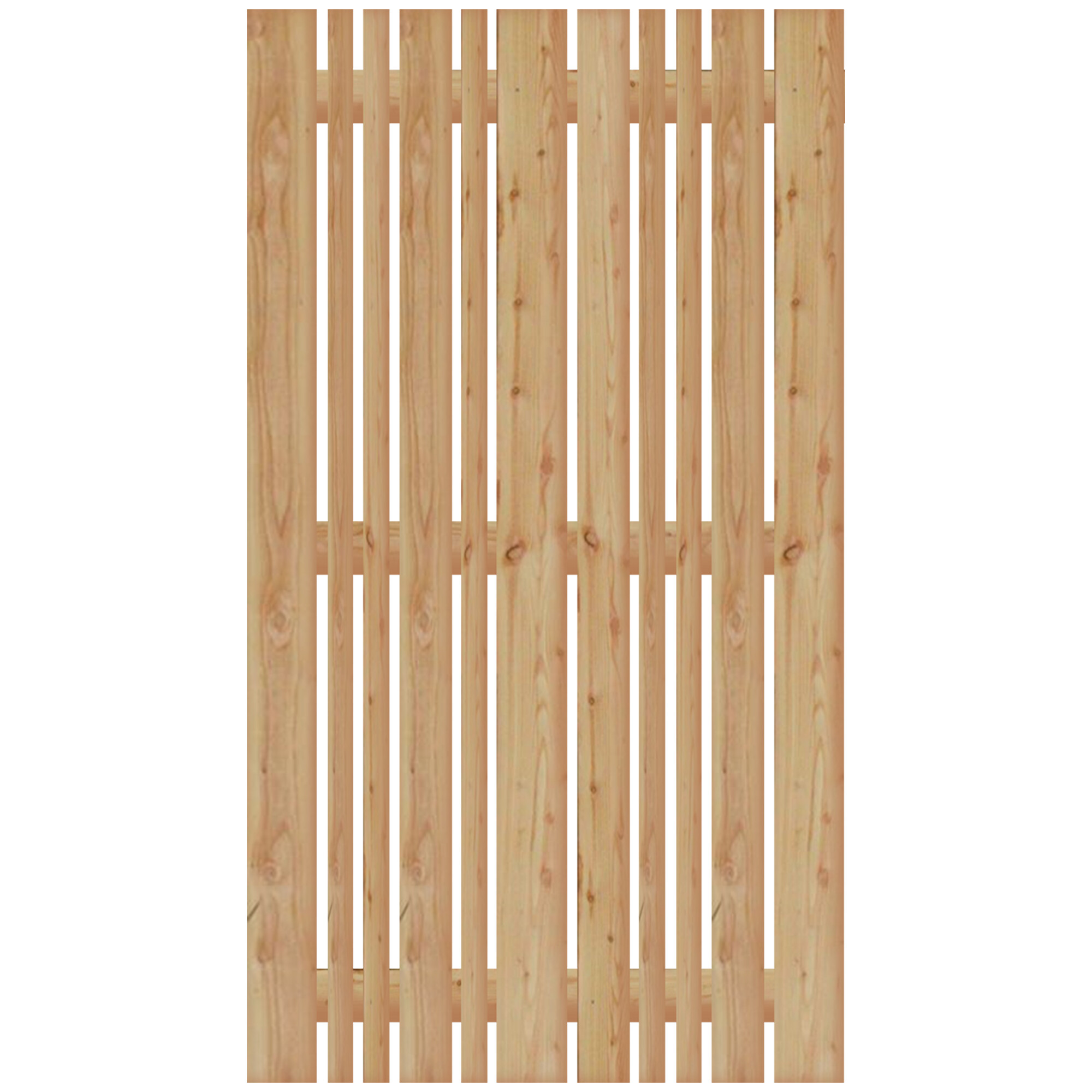 Læhegn, lærketræ, 100 x 180 cm, NORDIC FENCE, KALMAR
