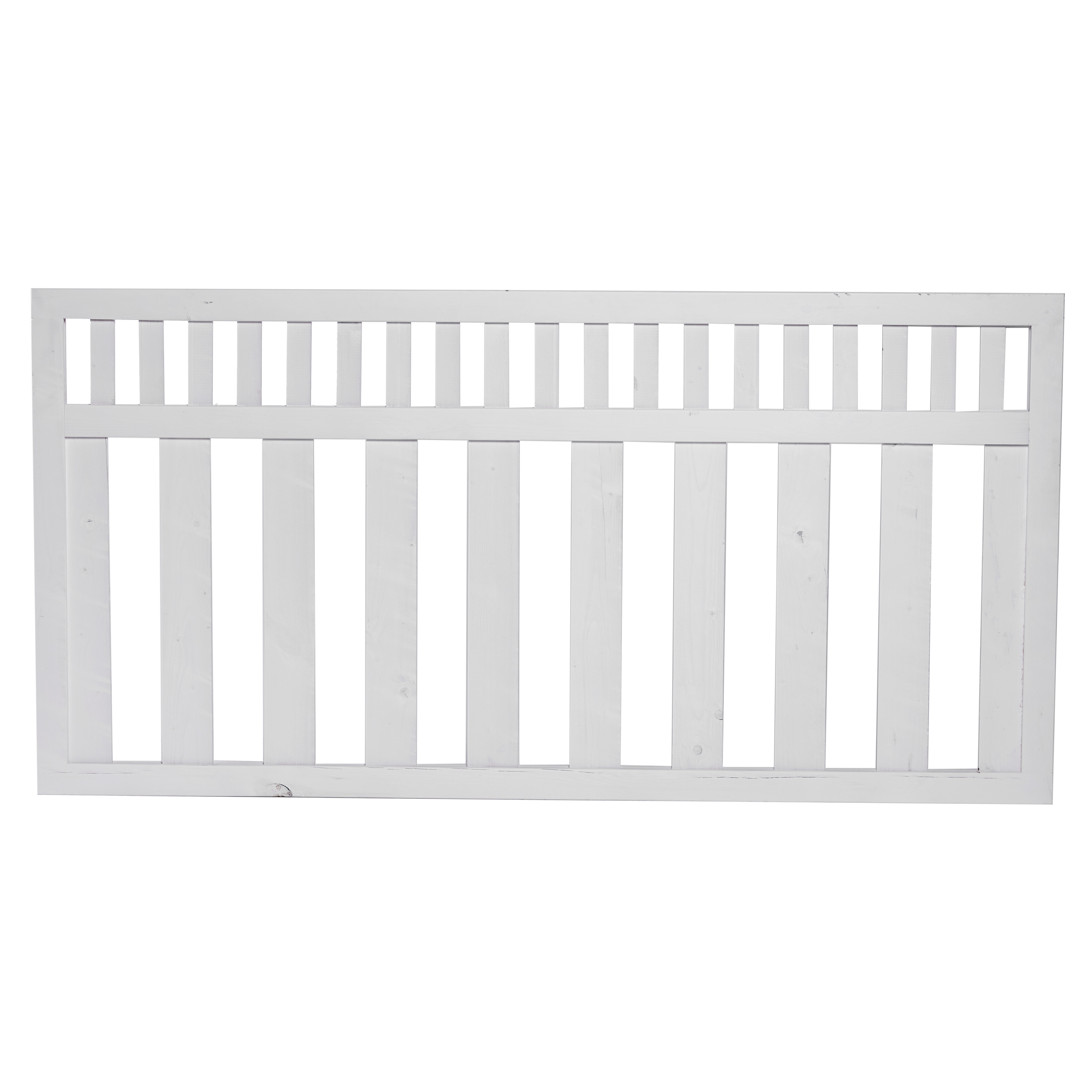 Forhavehegn 180 x 90 cm, grundmalet hvid, NORDIC FENCE, Tendens