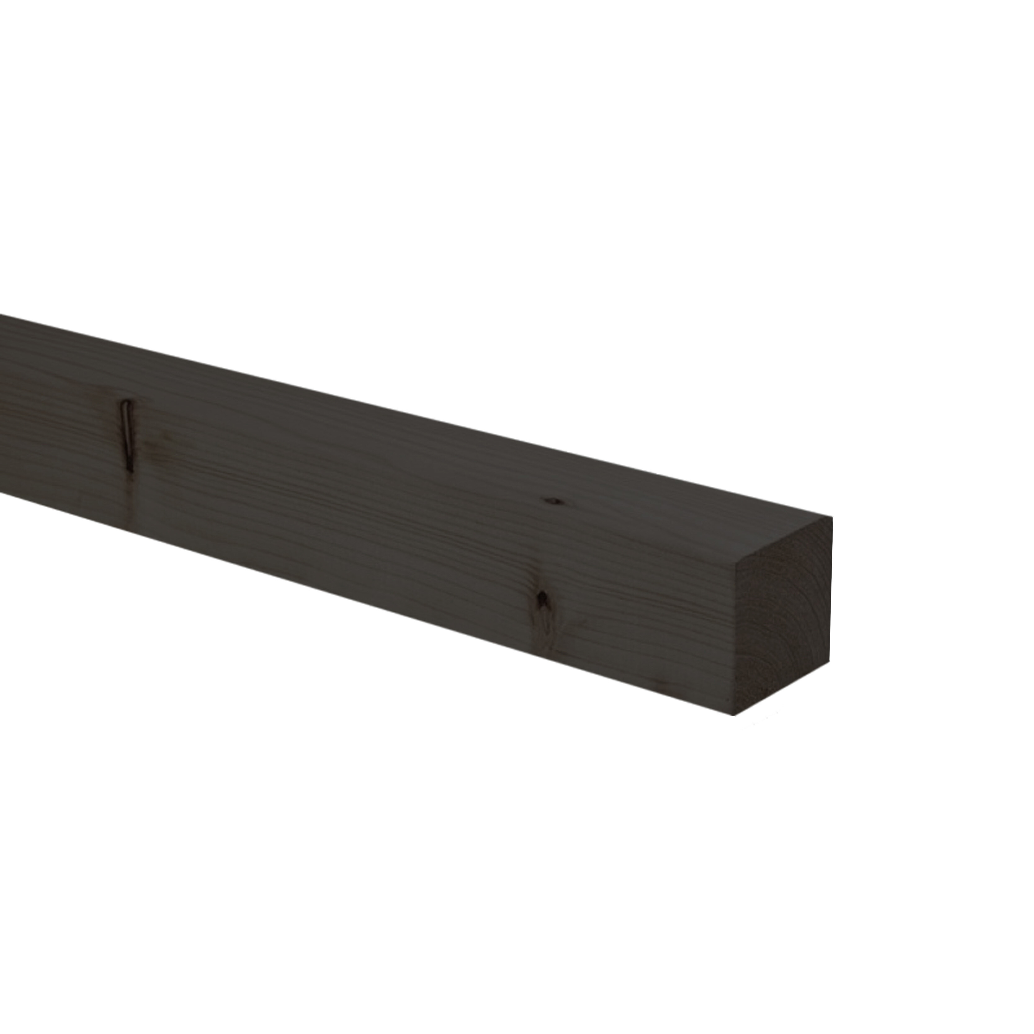 Stolpe 9 x 9 x 270 cm NTR-A, sortmalet