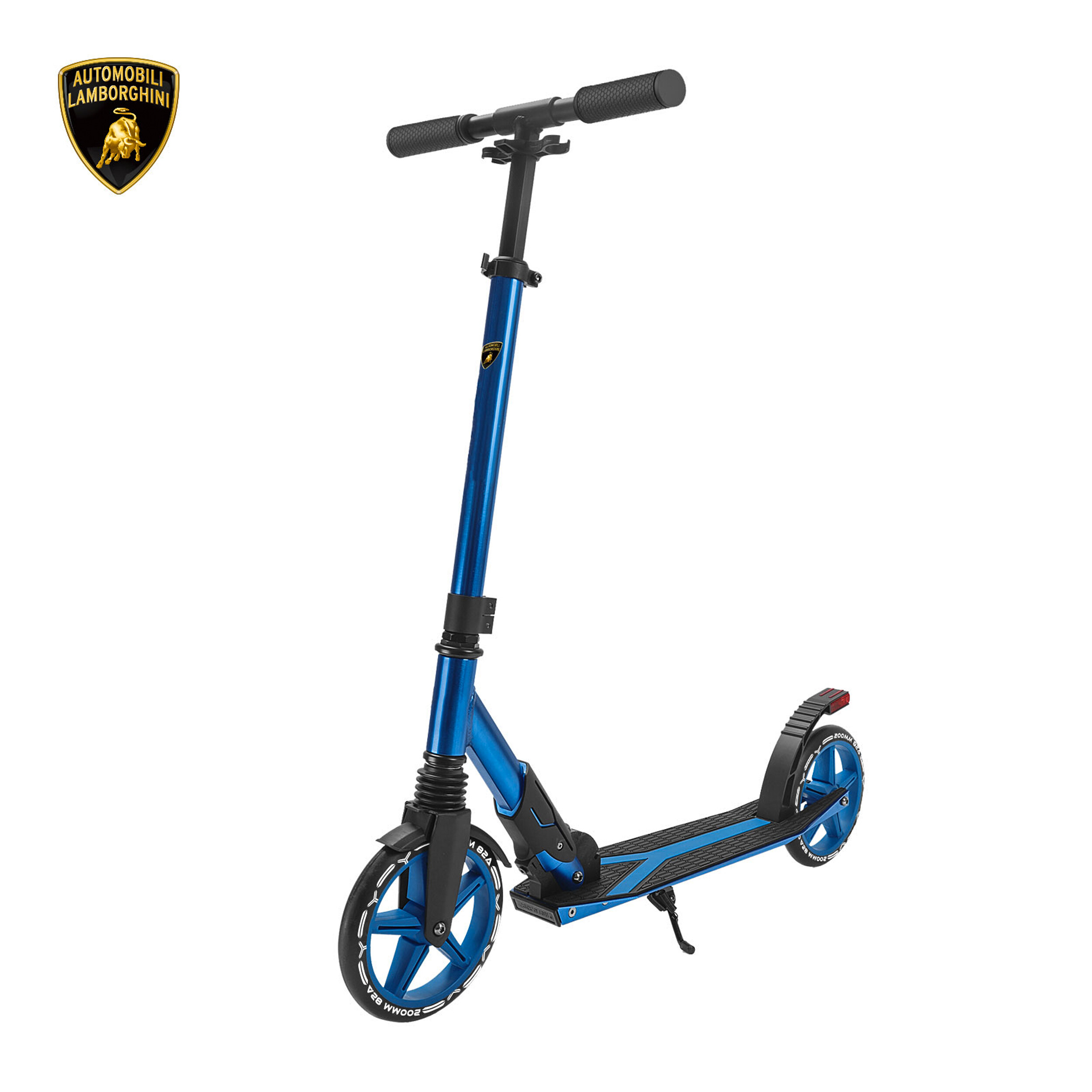 Lamborghini løbehjul til voksne, blå med LED NORDIC PLAY Active