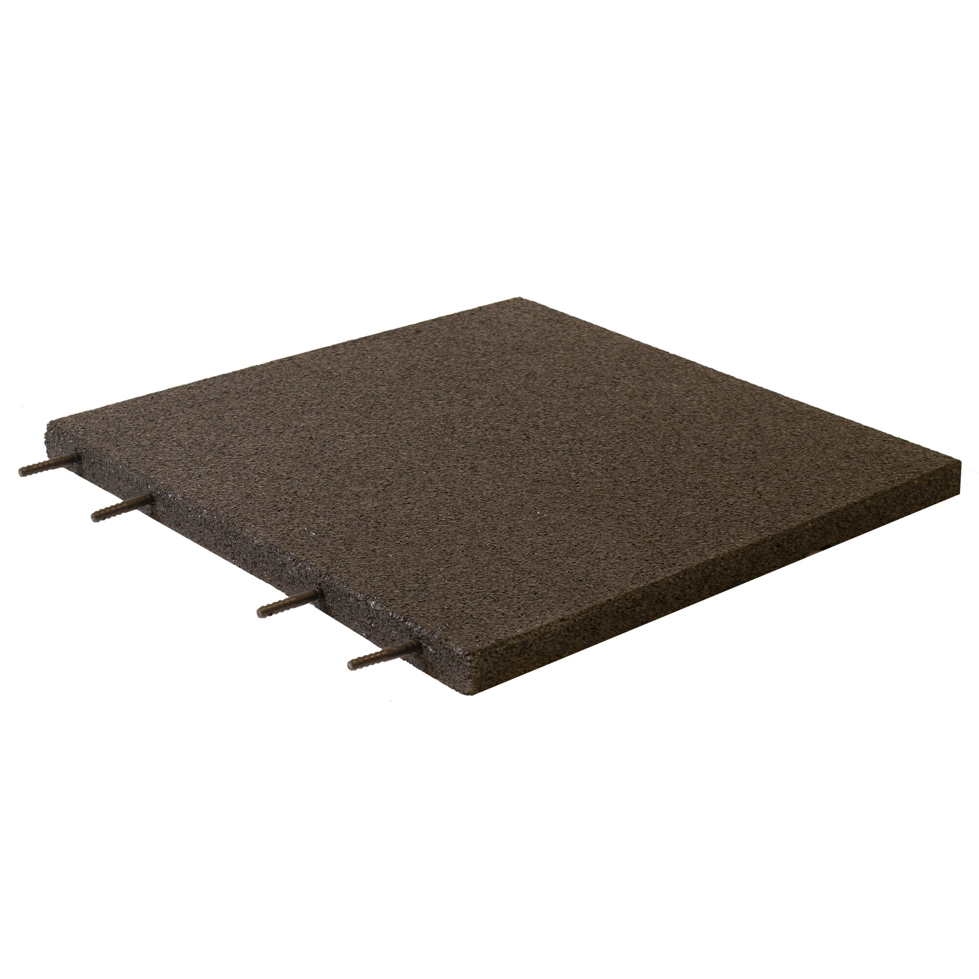 Gummiflise 50 x 50 x 3 cm sort NORDIC PLAY Active 7,5 m2 - 30 stk.