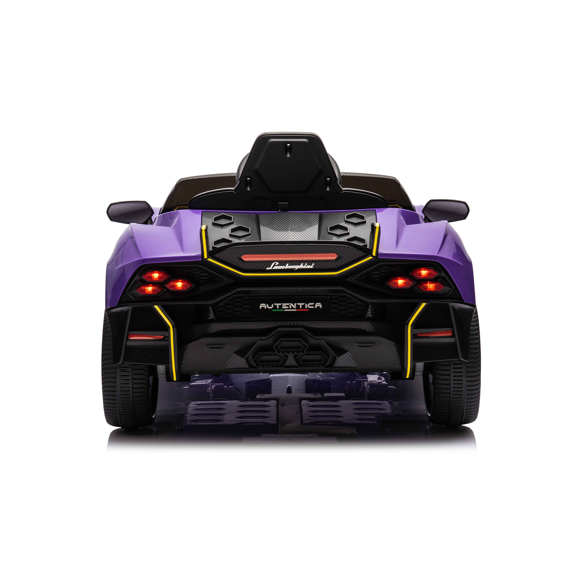 Elbil Lamborghini Autentica 4 x 10,8V motor, EVA hjul, NORDIC PLAY
