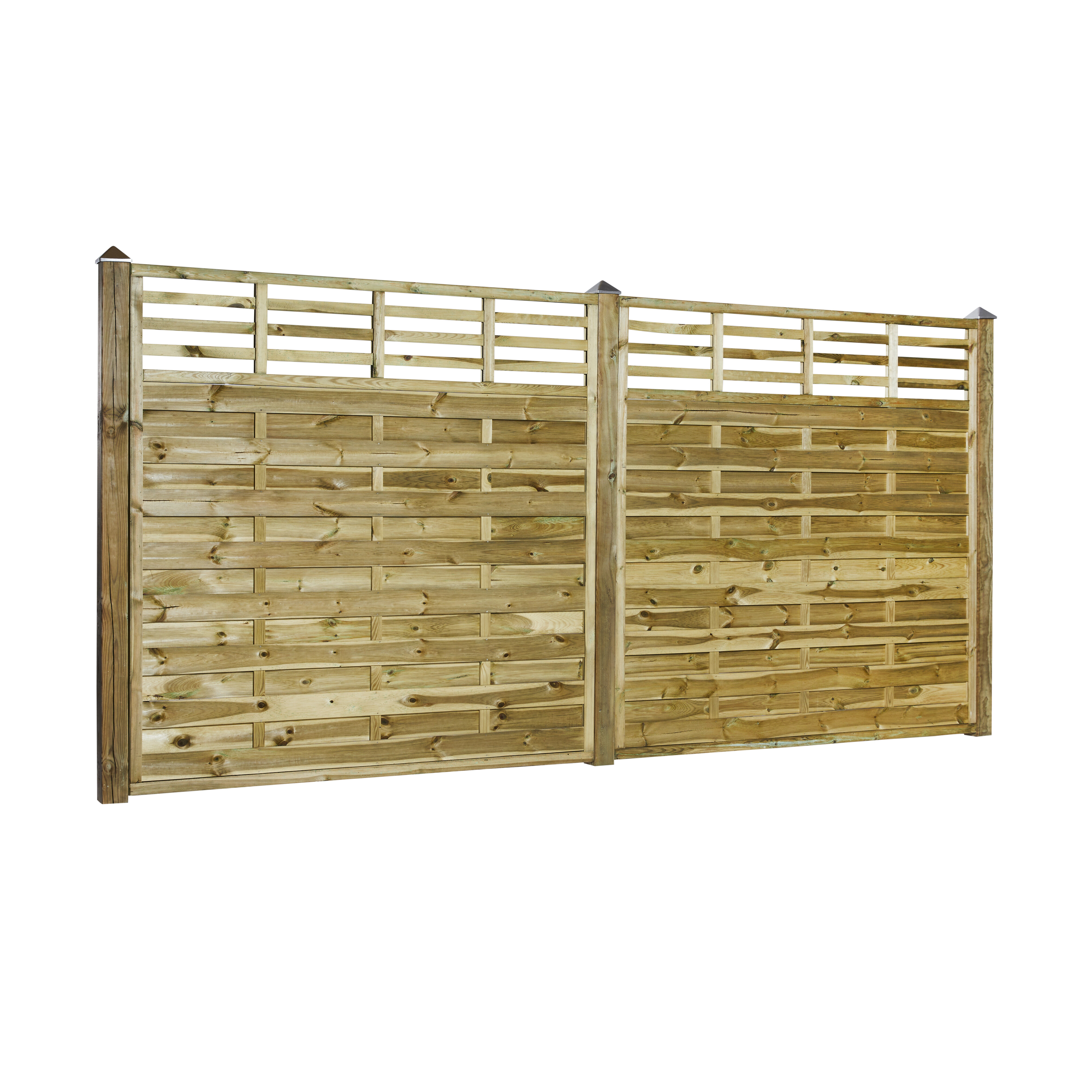 Læhegn, 180 x 180 cm, trykimprægneret, NORDIC FENCE, STRAIGHT