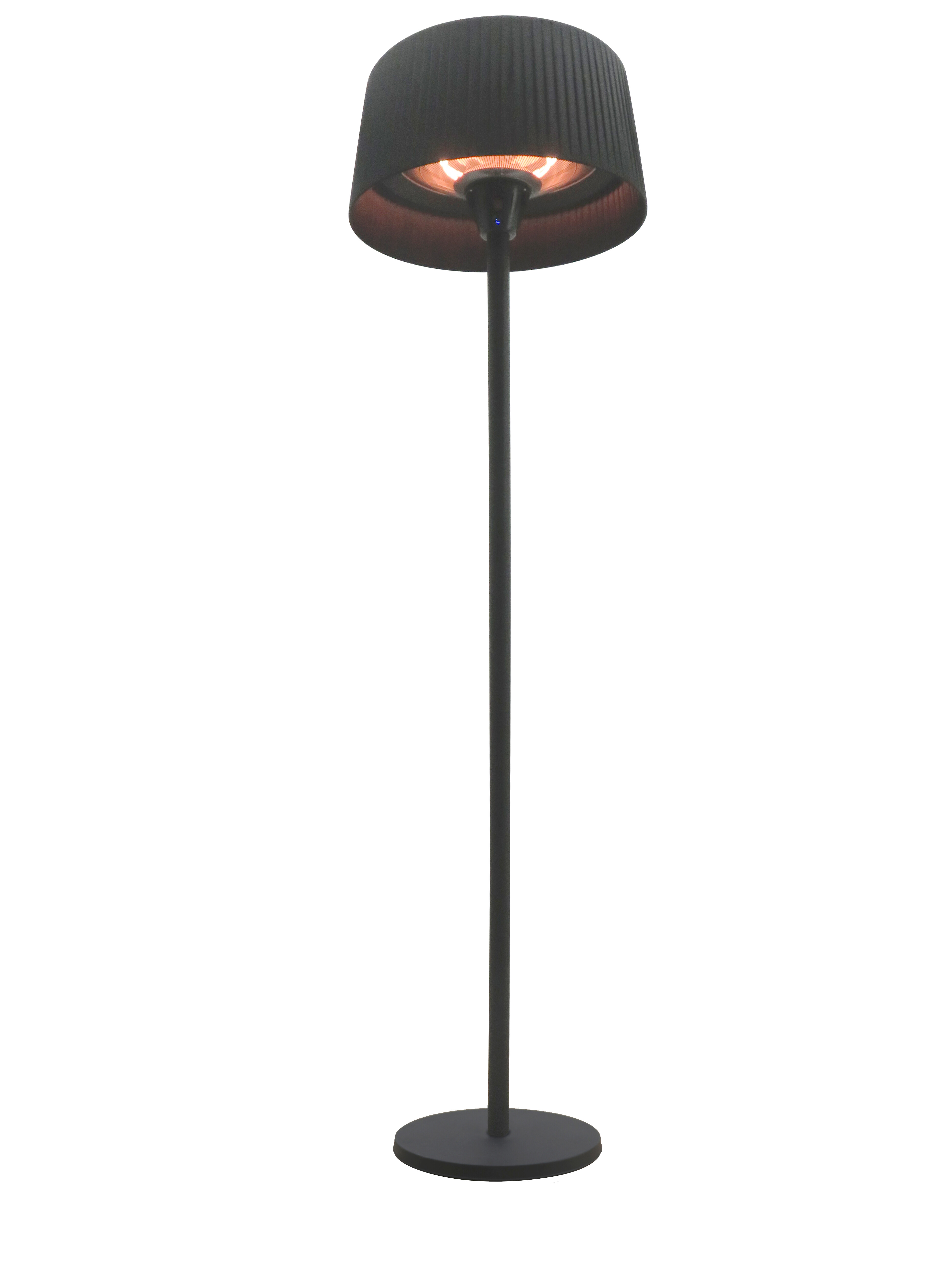 Patio heater floor model 2100 W HORTUS, black