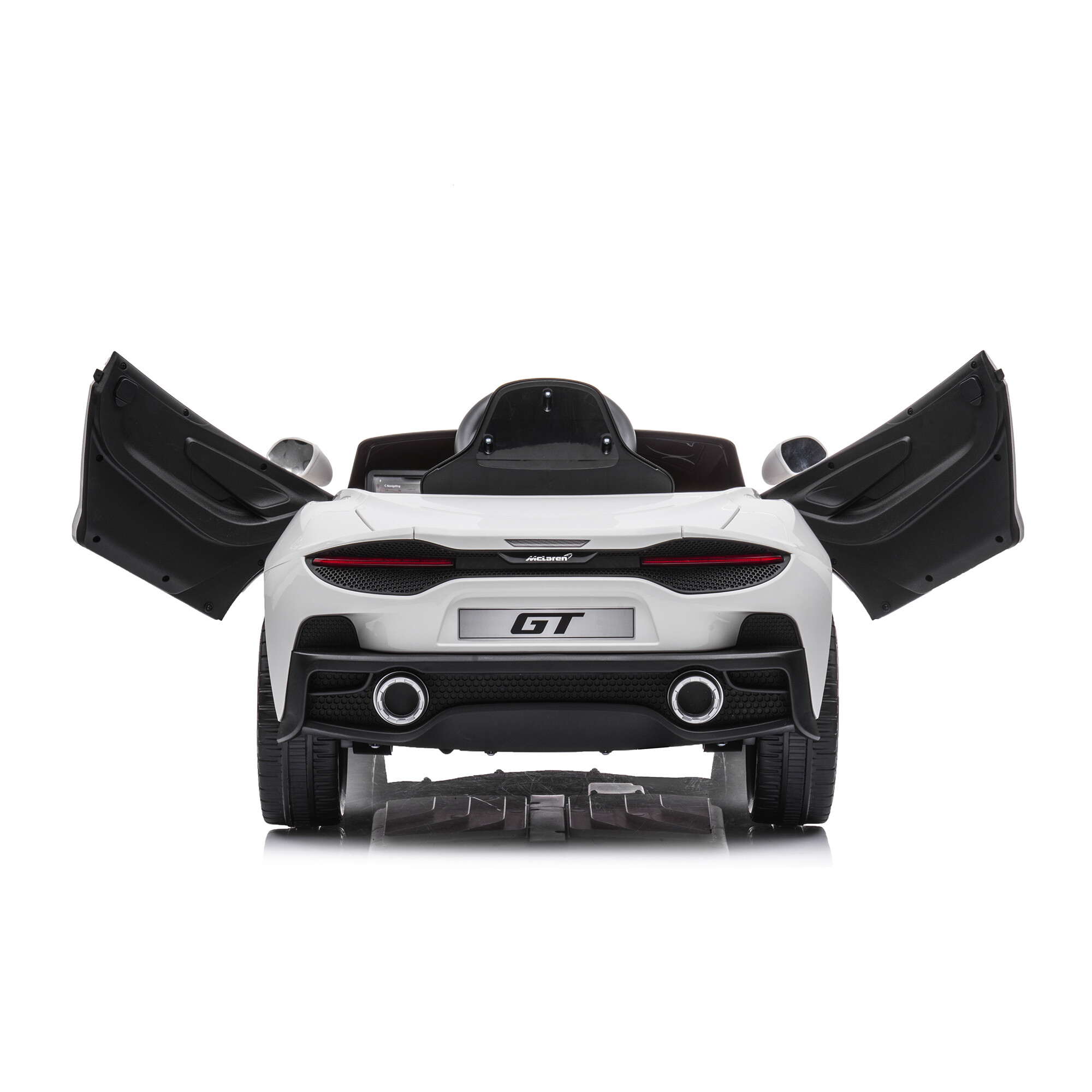 Elbil McLaren GT 12V4,5AH, EVA-hjul, BT, vit NORDIC PLAY