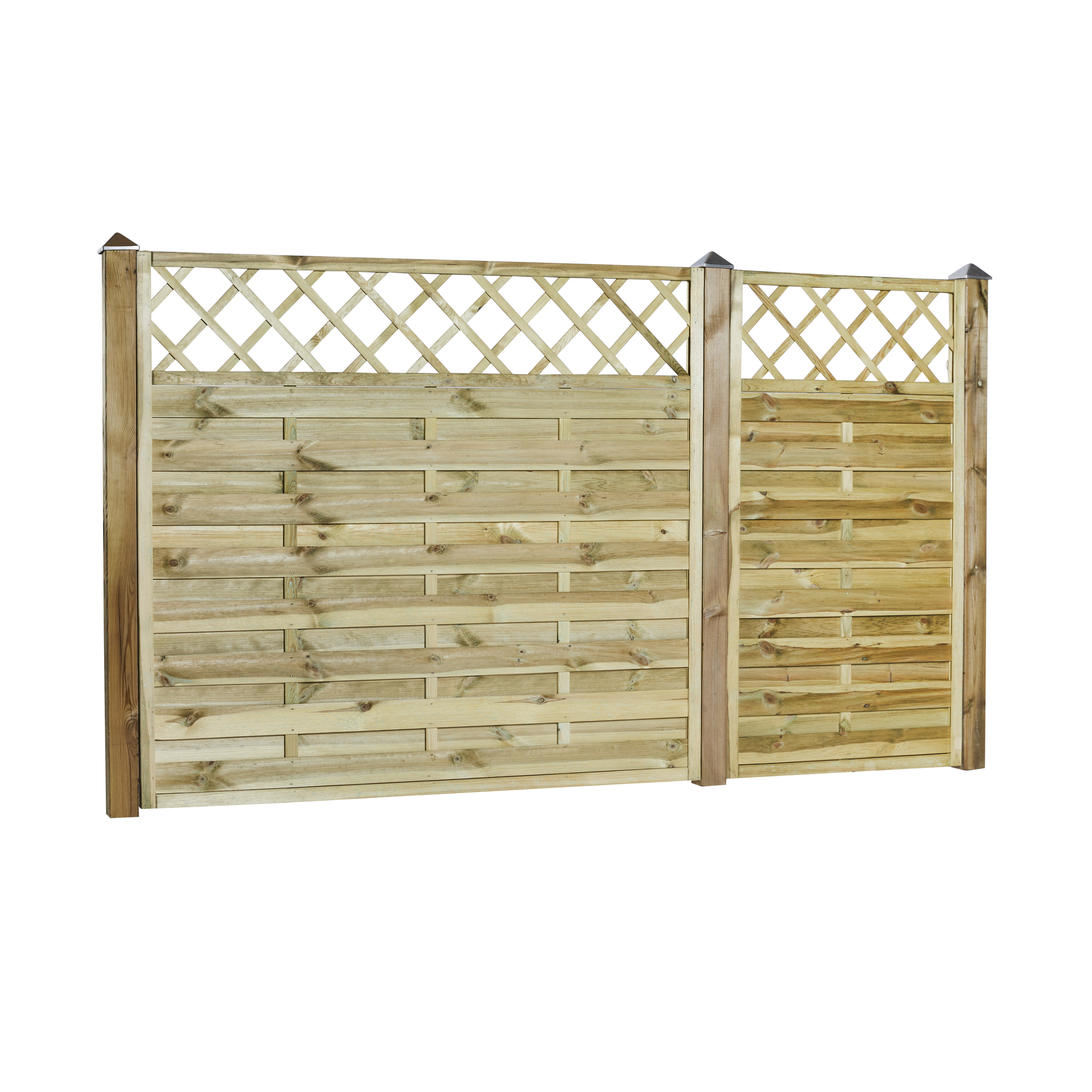 Tæthegn med Espalier 90 x 165 cm, trykimprægneret, NORDIC FENCE, SOLID